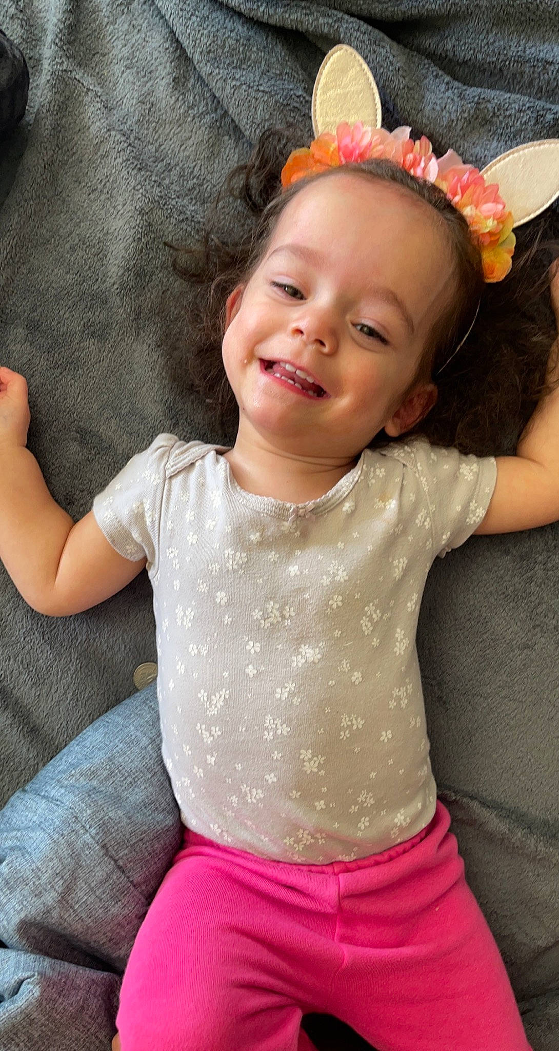 Halo joined the competition — help win amazing prizes! baby_toddler_clothing, cheek, chin, eye, eyebrow, face, flash_photography, hand, happy, head, human_body, iris, joy, lip, neck, organ, person, pink, skin, sleeve