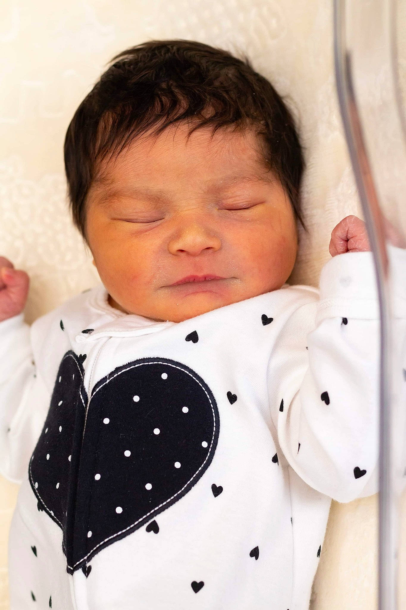 Sequoia joined the competition — help win amazing prizes! baby, baby_products, baby_toddler_clothing, cheek, child, design, neck, pattern, person, polka_dot, product, toddler