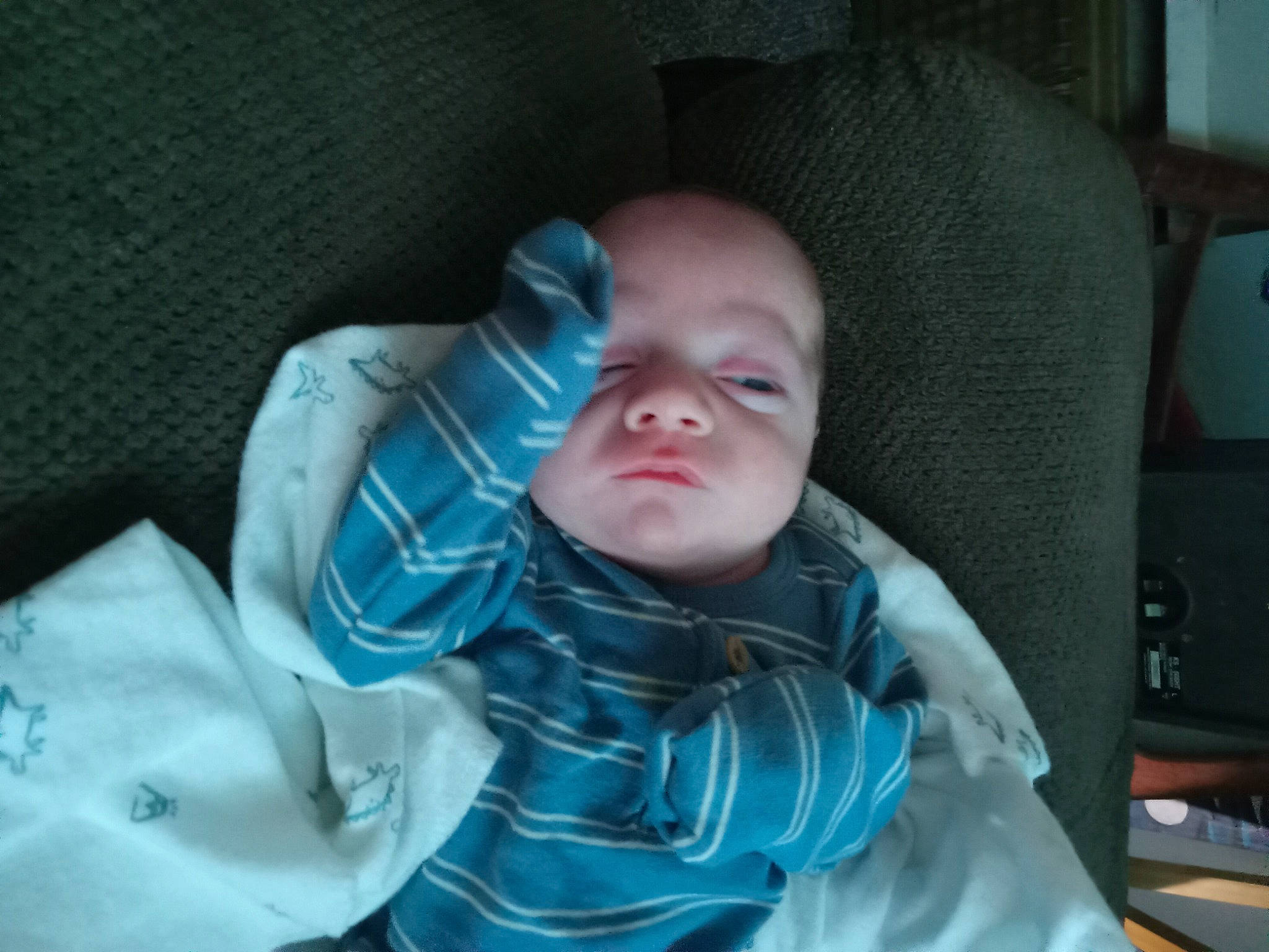 Case joined the competition — help win amazing prizes! baby, baby_products, baby_toddler_clothing, chair, cheek, child, comfort, electric_blue, eye, head, iris, linens, mouth, nap, person, room, sitting, skin, sleep, textile