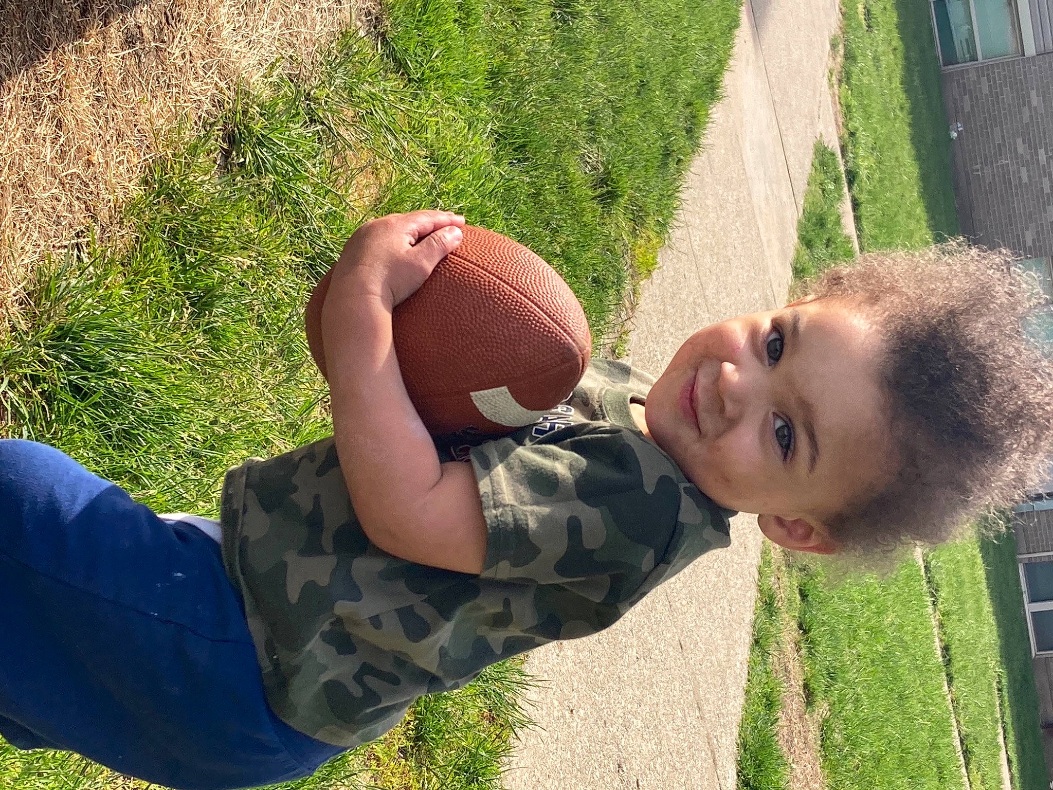 Malachi joined the competition — help win amazing prizes! baby, ball, child, fun, grass, grass_family, green, happy, human, joint, joy, knee, lawn, leisure, people_in_nature, person, recreation, smile, sunlight, toddler