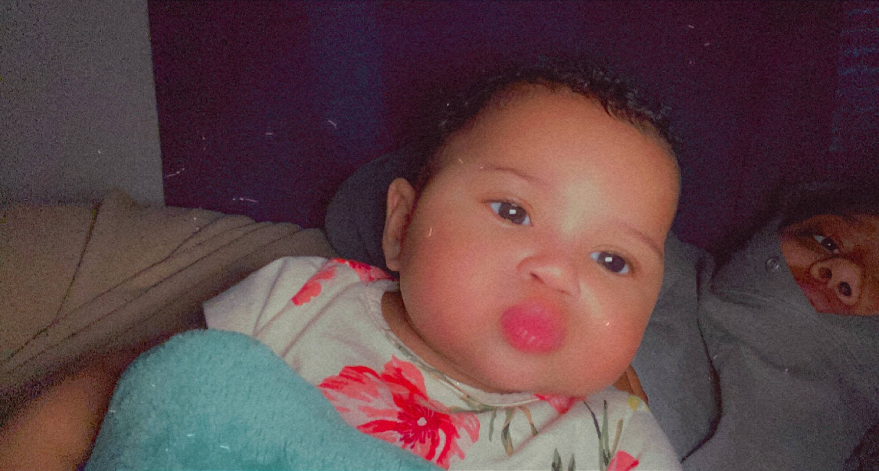 Ariya is registered to the contest to win money with this photo: baby, baby_toddler_clothing, carmine, cheek, child, ear, eye, eyebrow, eyelash, forehead, fun, happy, human_body, iris, lip, mouth, neck, nose, person, skin