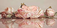 Fernanda is registered to the contest to win money with this photo: newborn, baby, flower, crown, pearls, sleeping, reflection, pink, delicate, soft, portrait, cute, peaceful, infant, floral, still_life, studio, decorative, tiny, resting