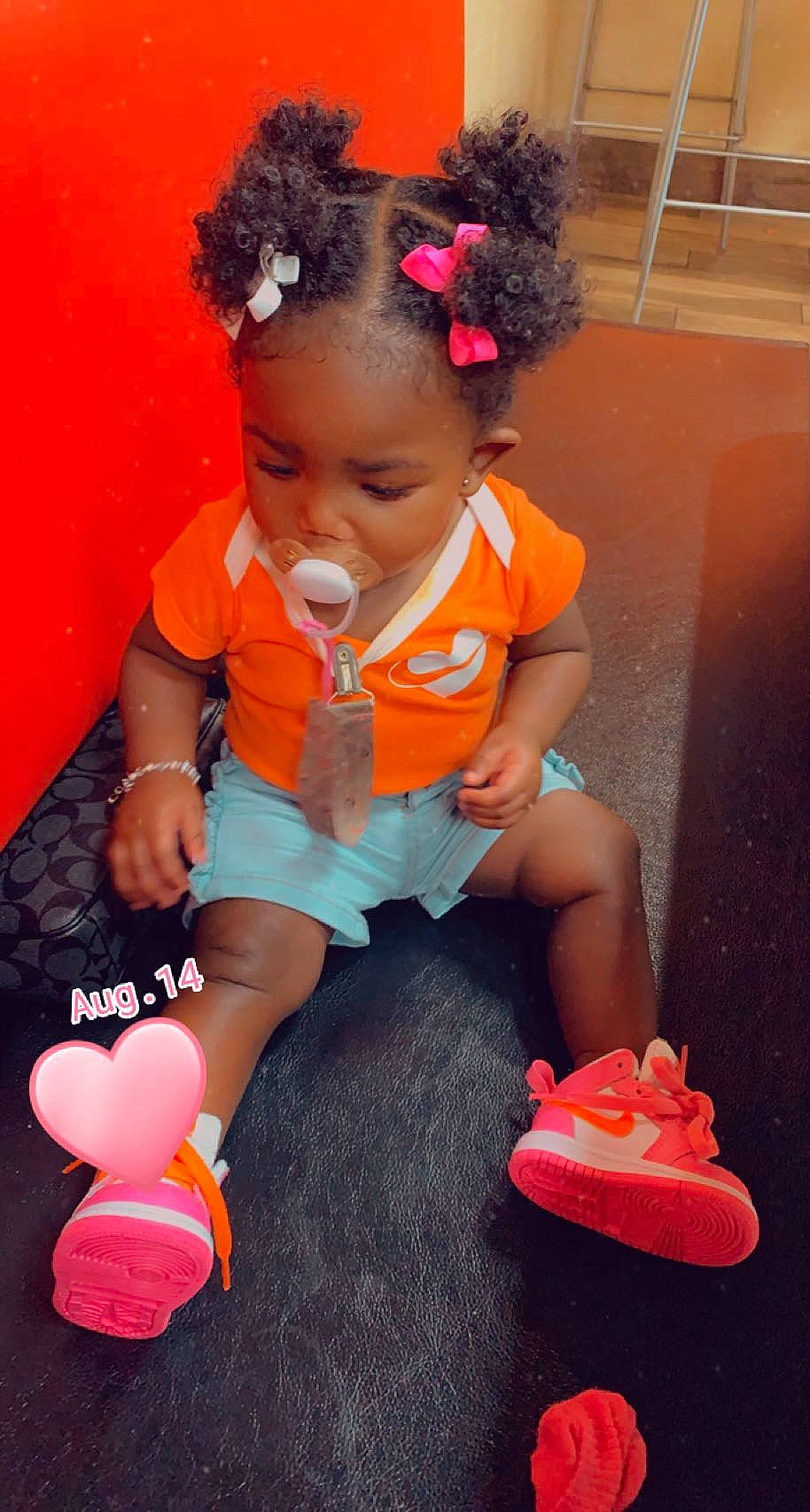 Journei joined the competition — help win amazing prizes! baby, baby_toddler_clothing, beauty, child, event, flooring, fun, happy, magenta, orange, party_supply, person, photograph, pink, play, red, skin, snapshot, toddler, toy