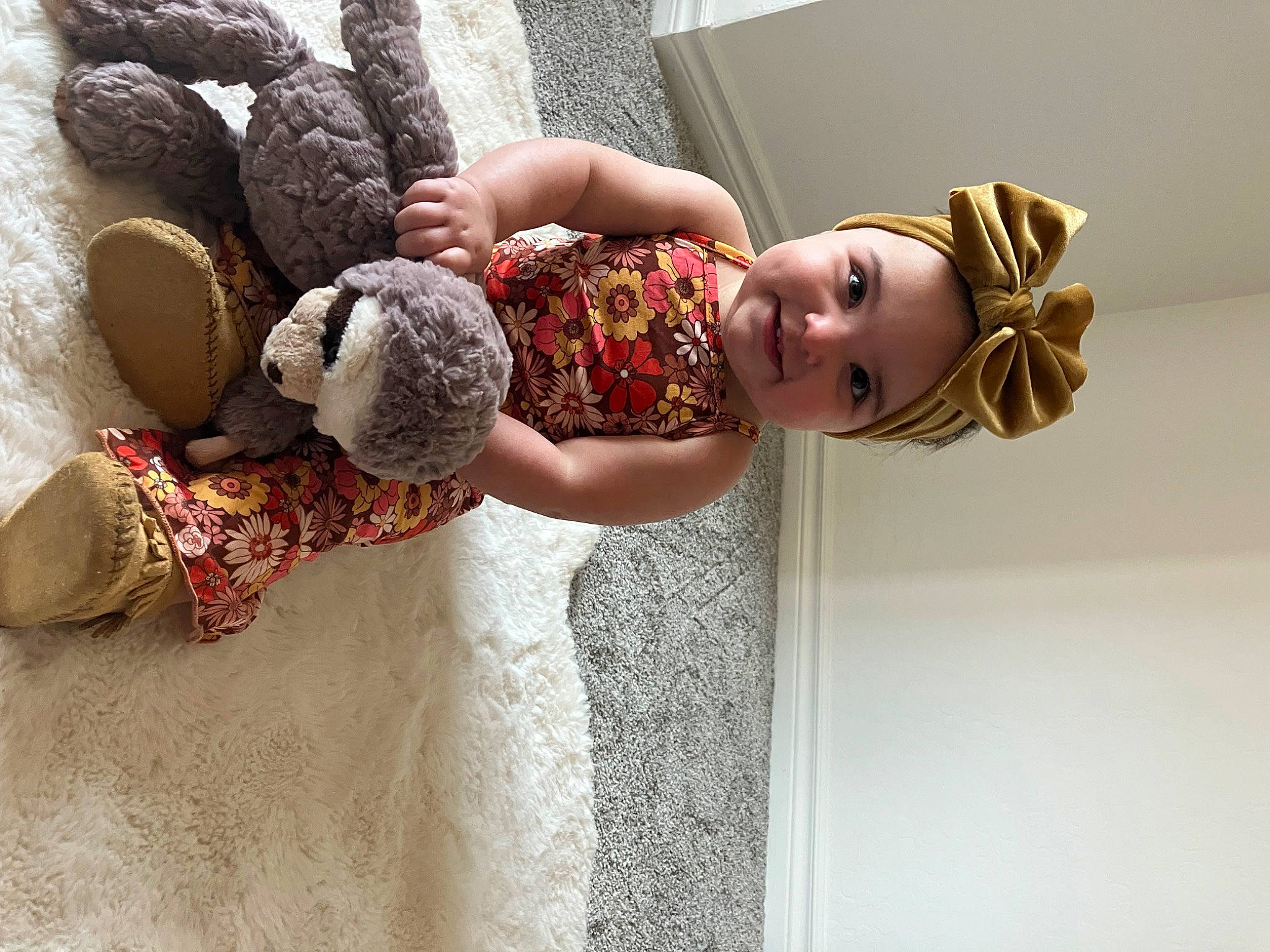 Marley joined the competition — help win amazing prizes! baby, baby_toddler_clothing, child, comfort, fashion_accessory, fashion_design, gesture, happy, hat, headgear, headpiece, headwear, jewellery, joy, linens, pattern, person, room, sleeve, sun_hat
