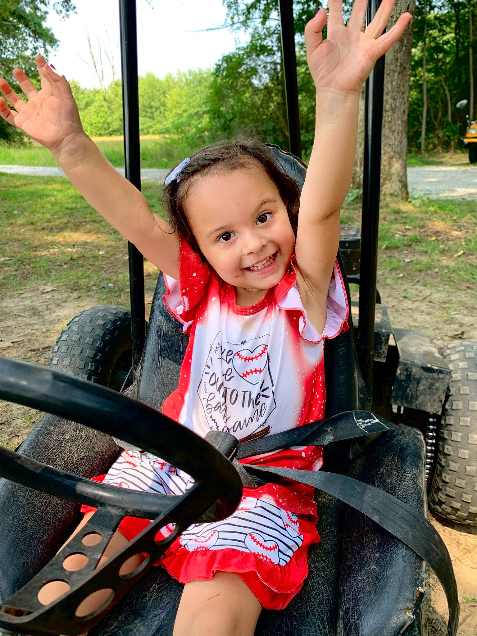 Breezie joined the competition — help win amazing prizes! arm, automotive_tire, bumper, facial_expression, finger, fun, gesture, grass, hand, happy, joy, leisure, motor_vehicle, person, plant, public_space, recreation, smile, summer, tire