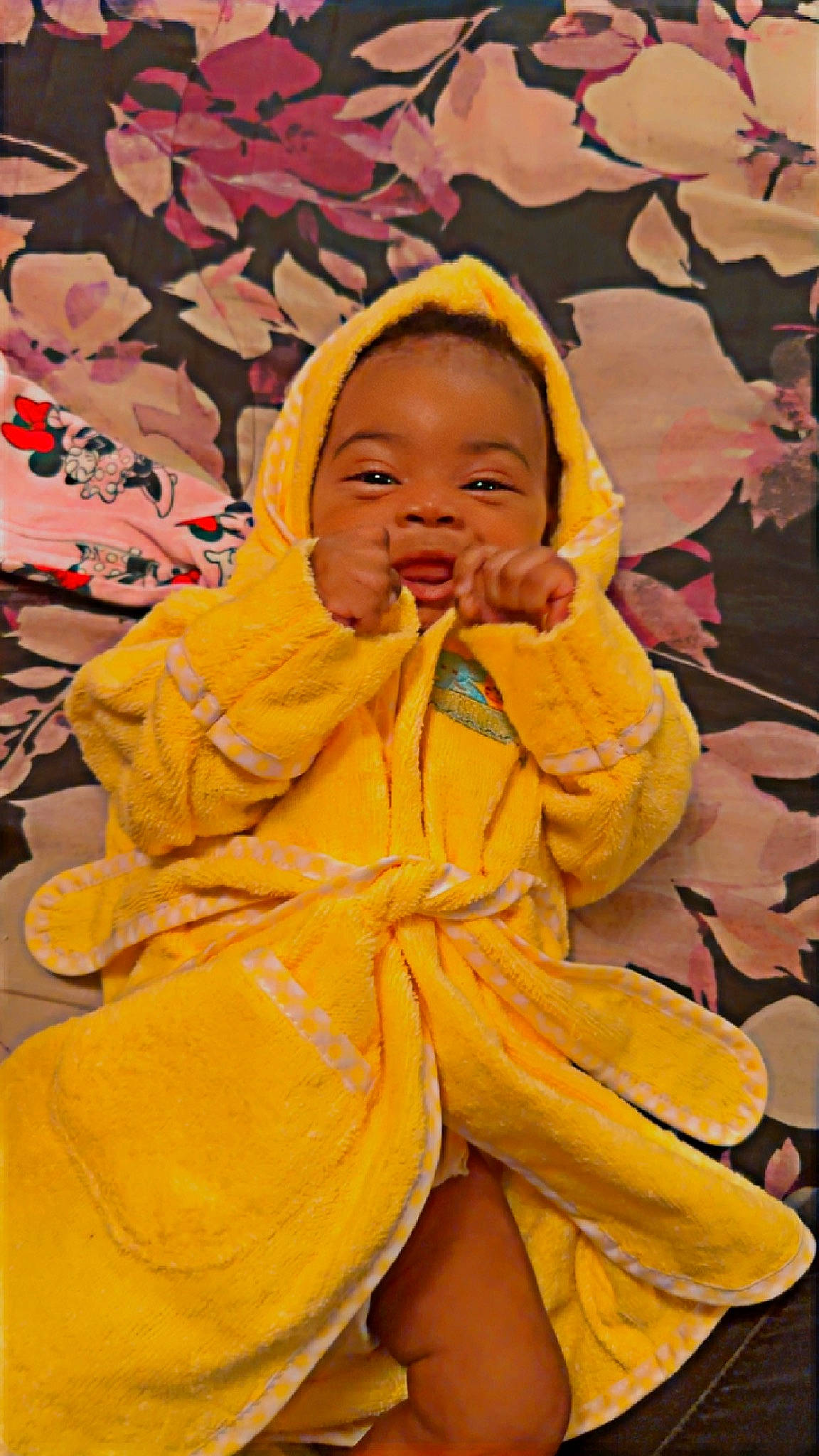 Anarii joined the competition — help win amazing prizes! baby, baby_toddler_clothing, child, comfort, fun, happy, laugh, linens, orange, peach, people_in_nature, person, polar_fleece, room, smile, textile, thumb, toddler, wrinkle