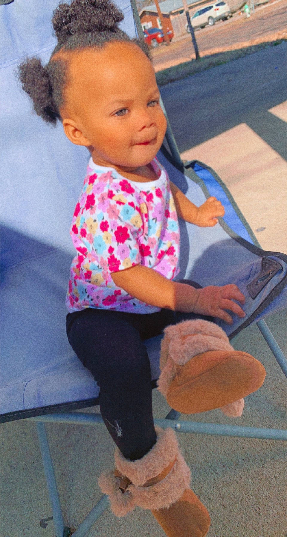 Lay joined the competition — help win amazing prizes! arm, baby_toddler_clothing, child, face, finger, hairstyle, hand, head, human_body, joint, knee, leg, person, pink, shoulder, skin, sleeve, standing, t_shirt, textile