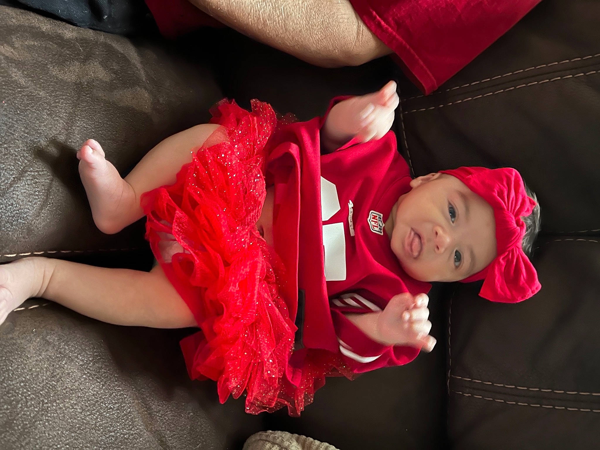 Davina joined the competition — help win amazing prizes! baby_toddler_clothing, comfort, cool, dress, face, finger, hand, headwear, human_body, human_leg, lip, long_hair, magenta, person, pink, red, skin, sleeve, thigh, toddler