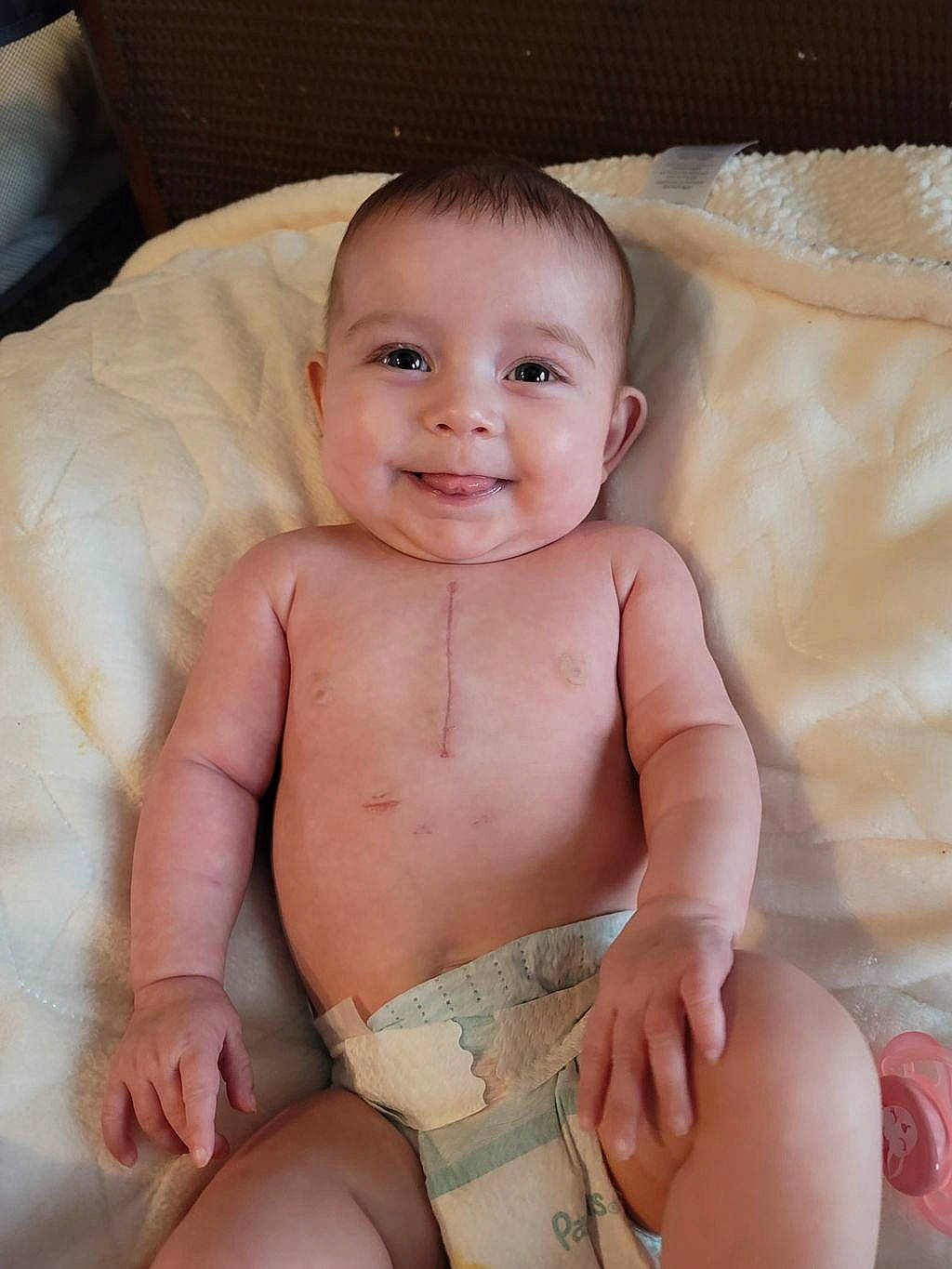 Farren joined the competition — help win amazing prizes! abdomen, baby, cheek, chest, chin, eye, finger, head, human_body, iris, joy, lip, mouth, muscle, neck, person, skin, smile, stomach, thigh