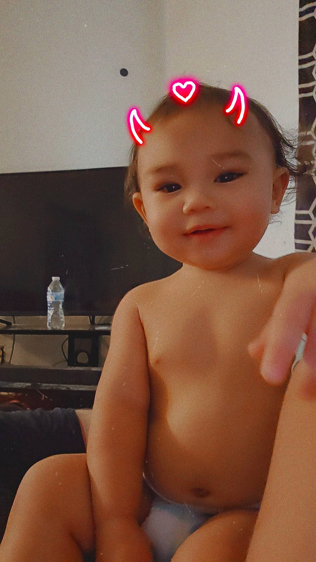 Connor joined the competition — help win amazing prizes! abdomen, baby, barechested, cheek, chest, chin, eye, eyebrow, eyelash, forehead, happy, head, human_body, joy, lip, nose, person, skin, smile, thumb