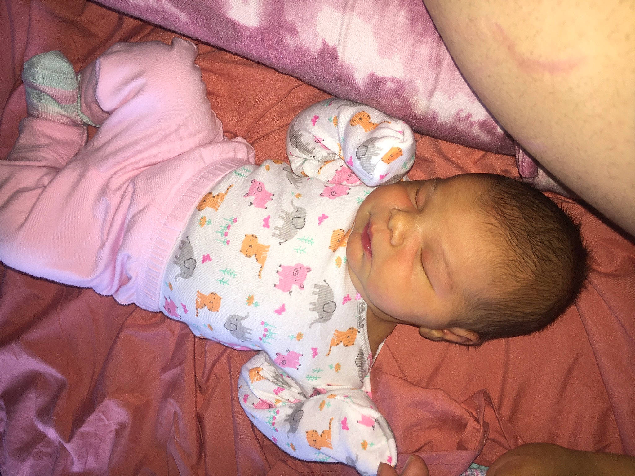 Natalena joined the competition — help win amazing prizes! baby, baby_toddler_clothing, bedtime, cheek, comfort, ear, eye, facial_expression, finger, head, human_body, iris, linens, mouth, nose, person, pink, skin, textile, toddler