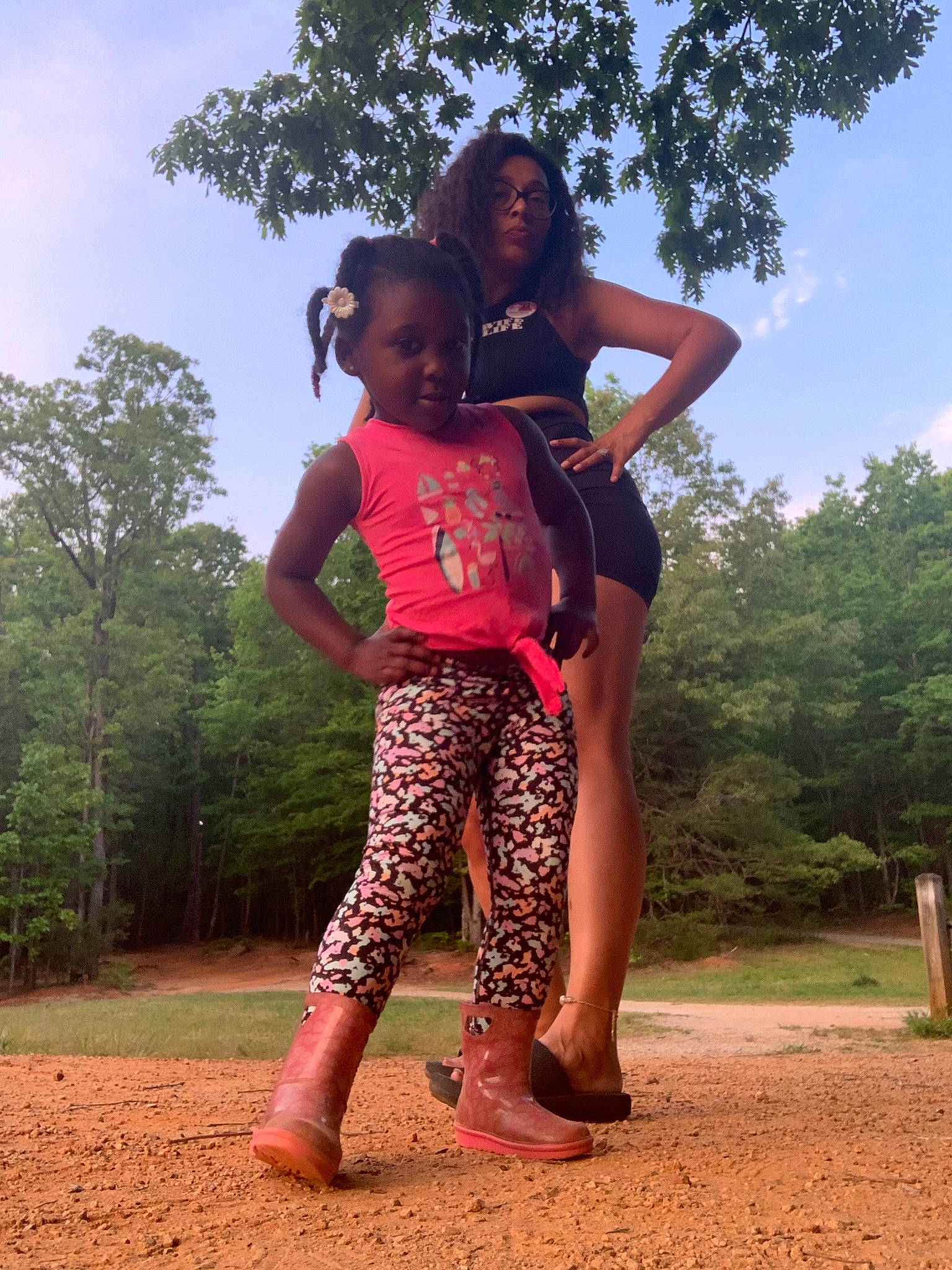 Chosen joined the competition — help win amazing prizes! abdomen, arm, barefoot, face, fawn, fun, gesture, grass, hair, happy, leg, leisure, people_in_nature, person, plant, recreation, sky, thigh, tree, trunk