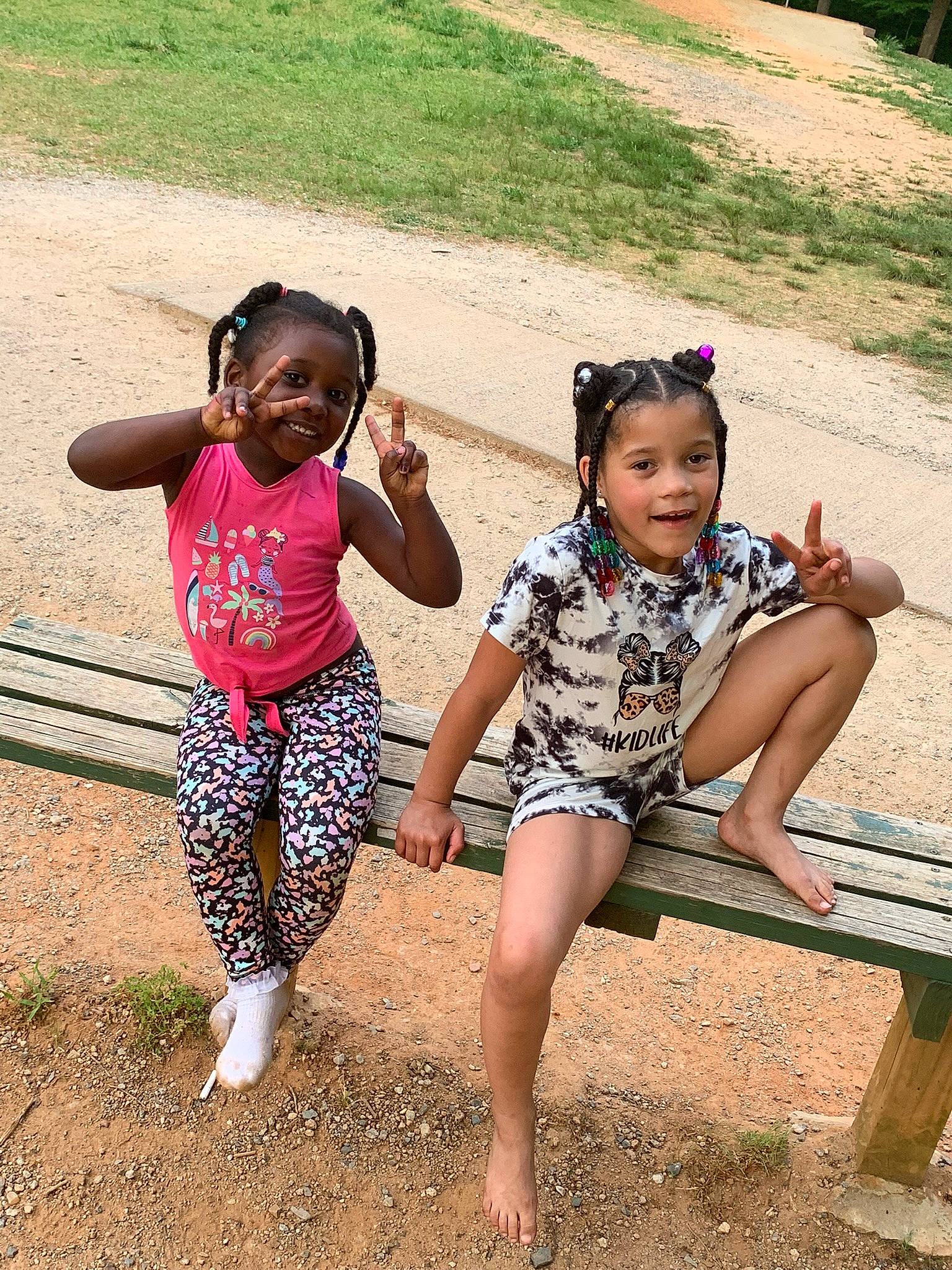 Chosen joined the competition — help win amazing prizes! adaptation, barefoot, black_hair, friendship, grass, hairstyle, hand, happy, headwear, joy, leg, leisure, morning, people_in_nature, person, plant, public_space, skin, smile, thigh