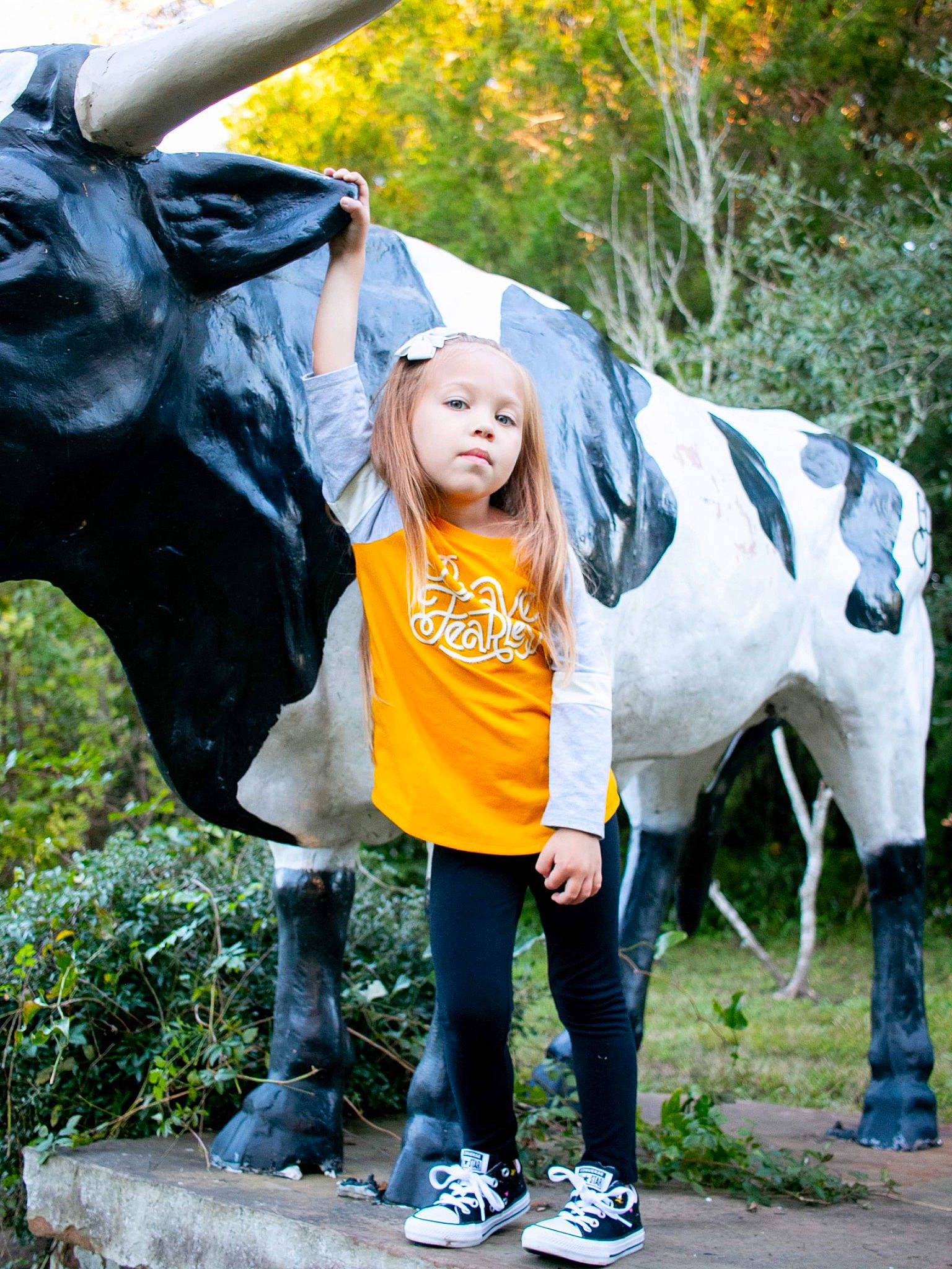 Jordynn joined the competition — help win amazing prizes! art, fawn, fun, grass, green, happy, landscape, lawn_ornament, leaf, leisure, livestock, nature, person, plant, recreation, sculpture, summer, temple, toddler, tree