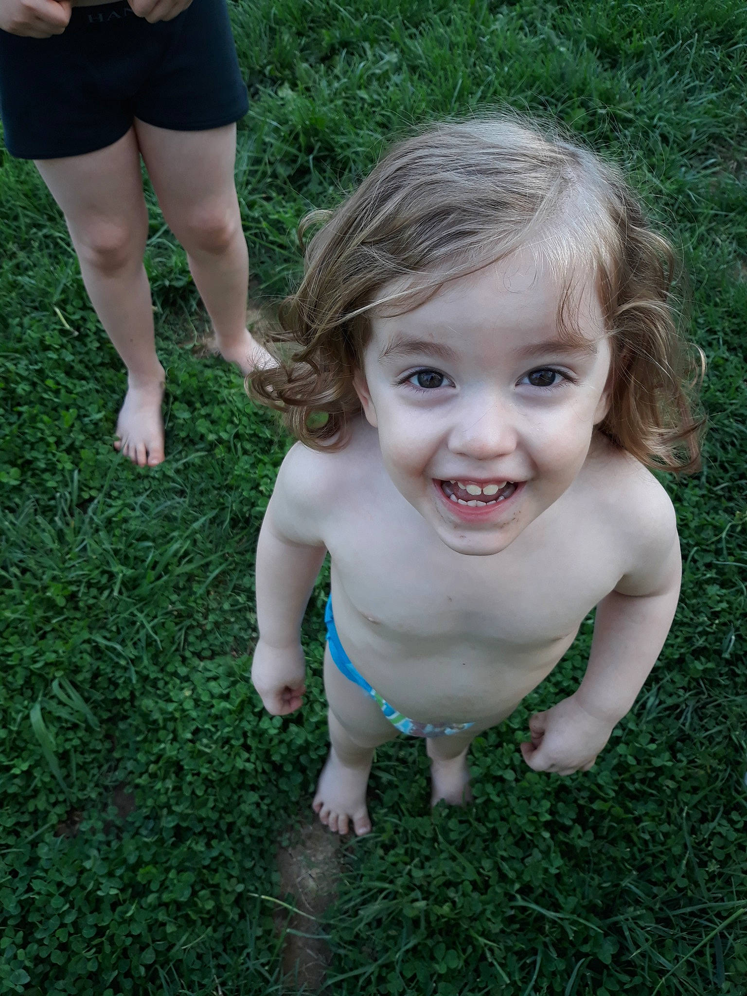 Cillian joined the competition — help win amazing prizes! baby, child, face, finger, fun, grass, grass_family, green, hand, happy, head, joy, lawn, leg, person, plant, skin, smile, summer, thumb