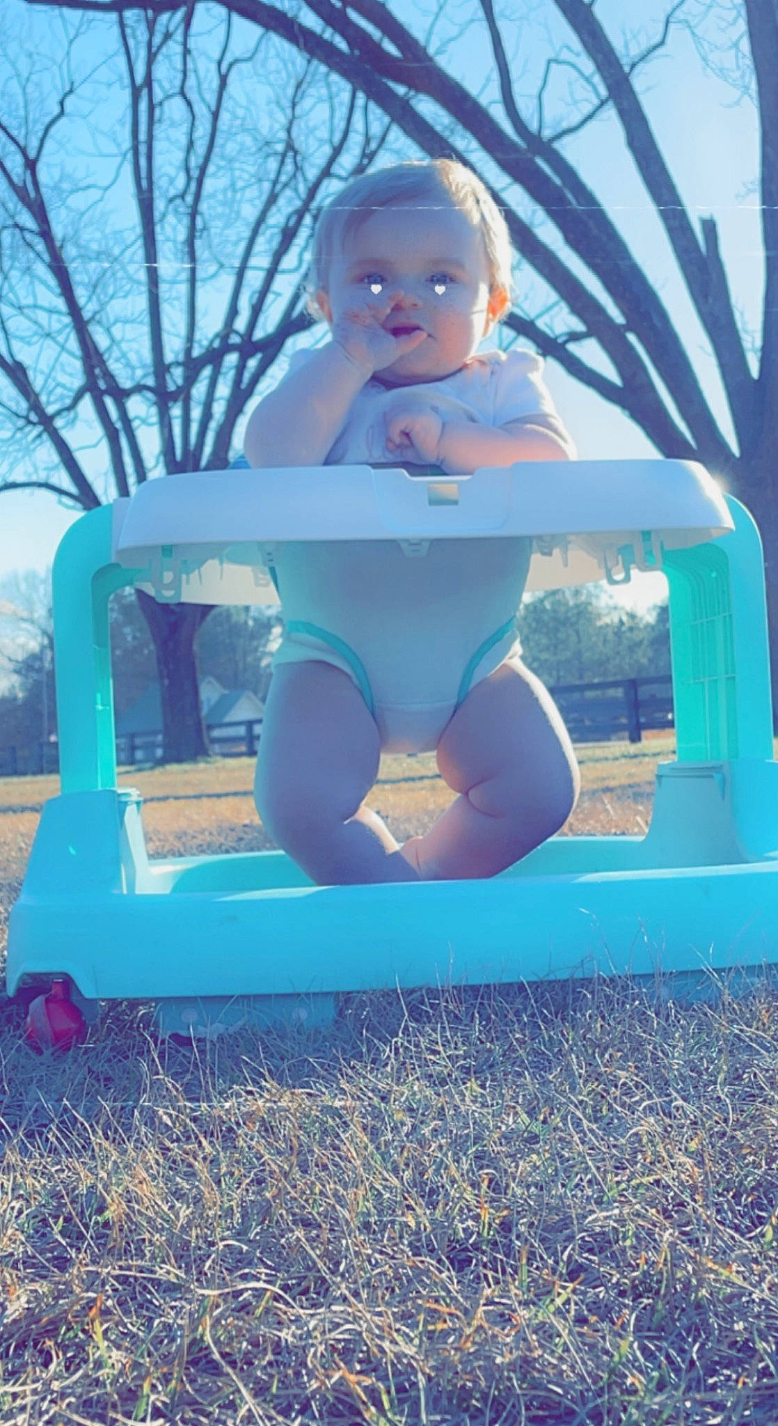 Grace joined the competition — help win amazing prizes! azure, baby_toddler_clothing, barefoot, child, chute, city, electric_blue, fun, grass, human_leg, knee, leisure, outdoor_play_equipment, person, play, playground_slide, recreation, sitting, sky, thigh