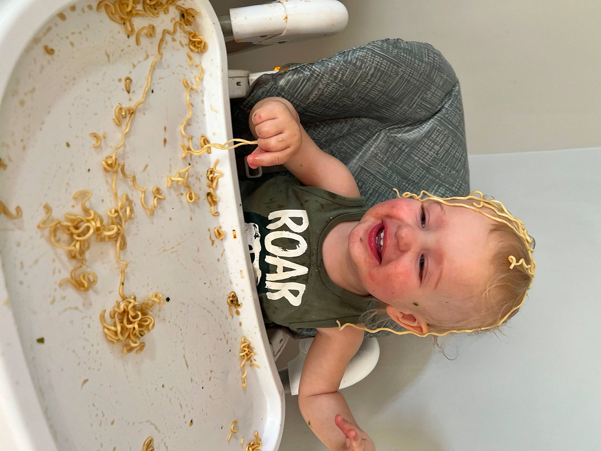 Stanton joined the competition — help win amazing prizes! baby, baby_toddler_clothing, child, comfort_food, cuisine, dishware, food, glasses, happy, ingredient, joy, machine, mixture, pattern, person, plate, recipe, serveware, smile, sunglasses