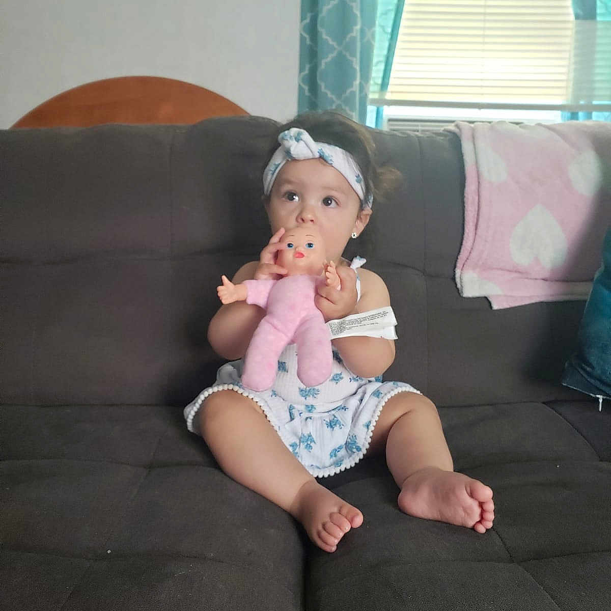 Dania joined the competition — help win amazing prizes! accessories, architecture, baby, building, clothing, couch, cushion, face, furniture, head, homedecor, indoors, livingroom, person, photography, pillow, portrait, room, shorts, sitting