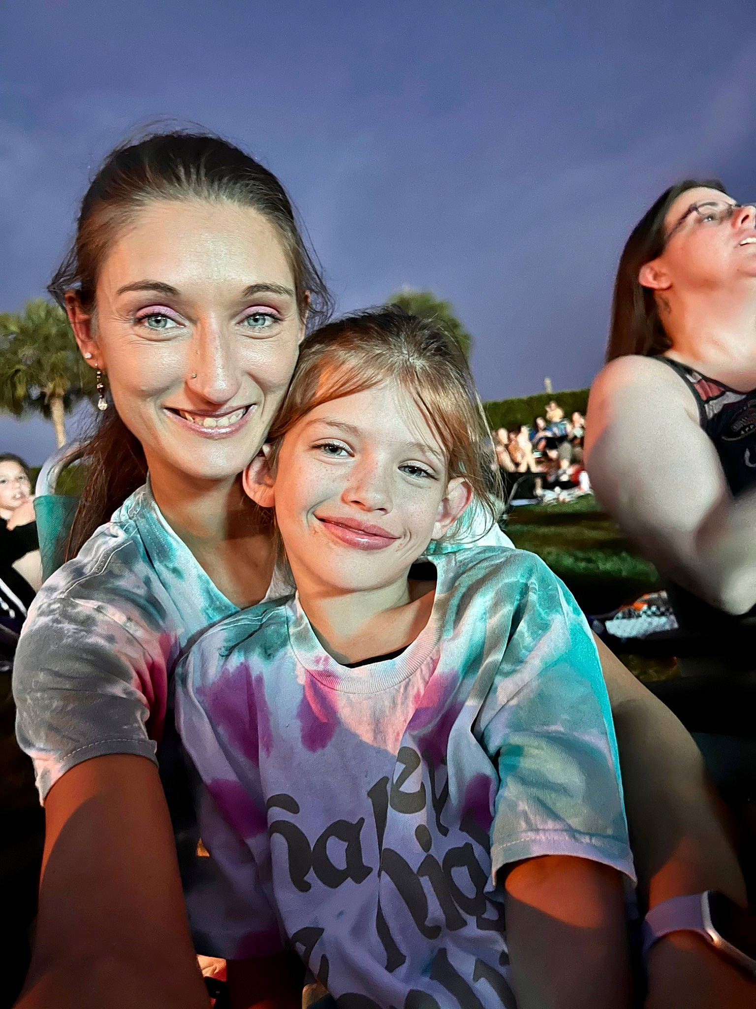 Rebecca joined the competition — help win amazing prizes! blond, brown_hair, cool, crowd, event, eyewear, face, flash_photography, fun, grass, hair, happy, head, joy, leisure, person, recreation, selfie, sky, smile