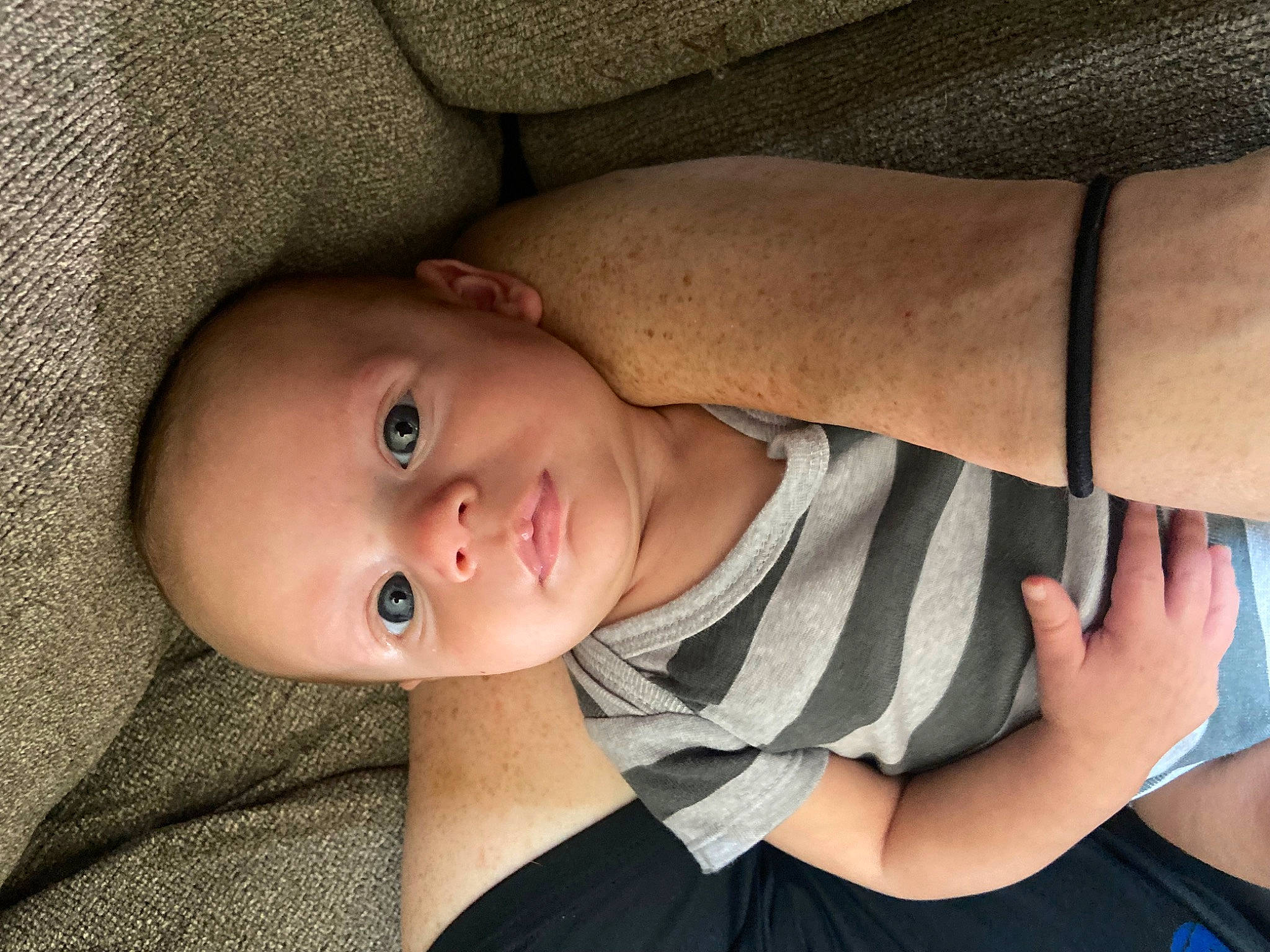 Jett joined the competition — help win amazing prizes! arm, baby, baby_toddler_clothing, cheek, chin, comfort, eye, flash_photography, hand, headgear, human_body, iris, lip, mouth, neck, nose, person, skin, sleeve, smile