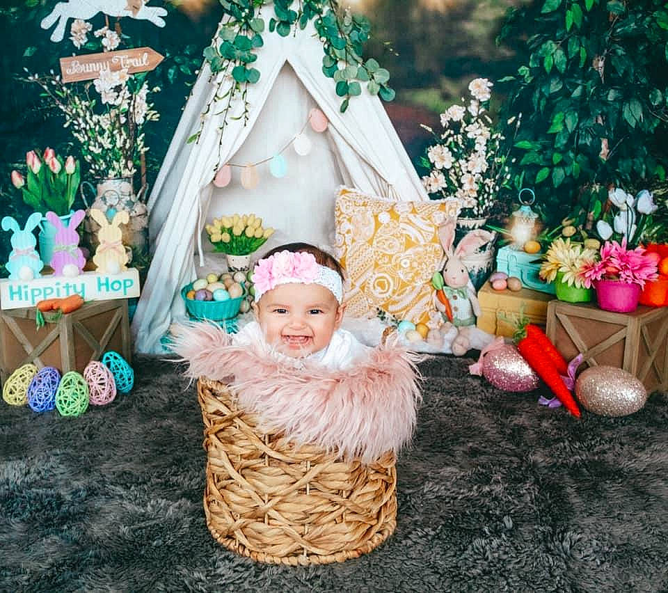 Makyla joined the competition — help win amazing prizes! baby_toddler_clothing, child, christmas_decoration, christmas_tree, decoration, event, flowerpot, grass, happy, hat, headwear, holiday, joy, leisure, people_in_nature, person, plant, play, room, smile