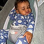 Julian joined the competition — help win amazing prizes! baby, baby_seat, blue_clothing, child, closed_eyes, cute, face, gray_cushion, hand, indoor, infant, moon, onesie, peaceful, planets, relaxing, safety_belt, sleeping, soft_texture, stars