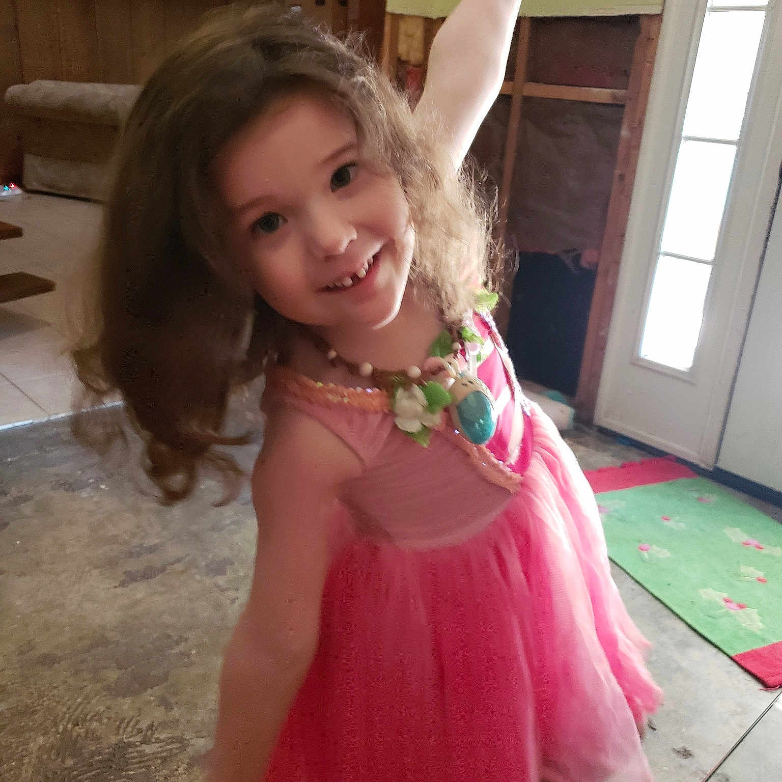 Aria Grace joined the competition — help win amazing prizes! ballet_tutu, child, costume, dress, fawn, joy, long_hair, person, pink, smile, toddler