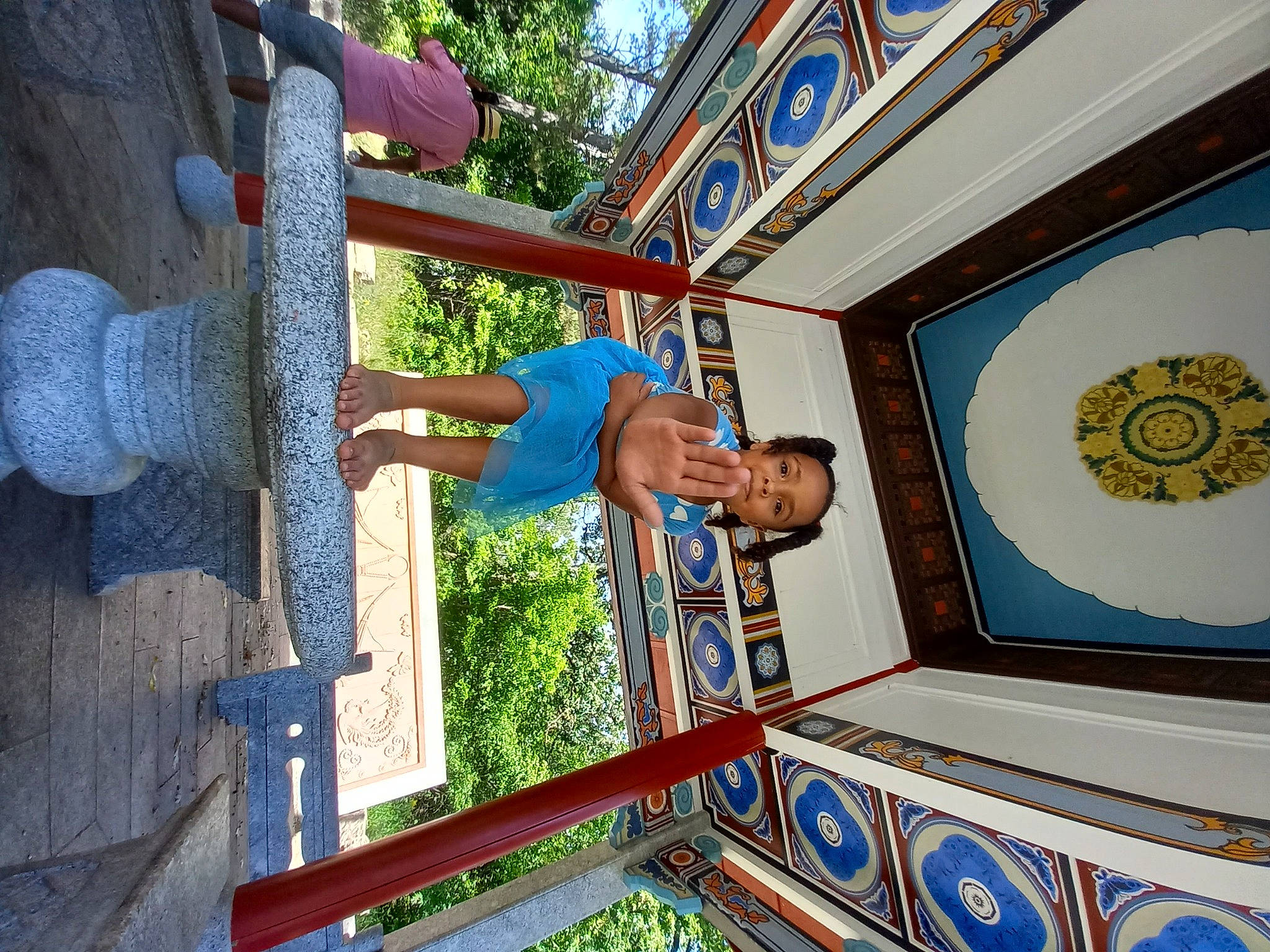 Maryann joined the competition — help win amazing prizes! art, azure, building, daytime, electric_blue, facade, fun, hat, leisure, person, plant, recreation, room, sky, t_shirt, tourism, travel, tree, vacation, visual_arts