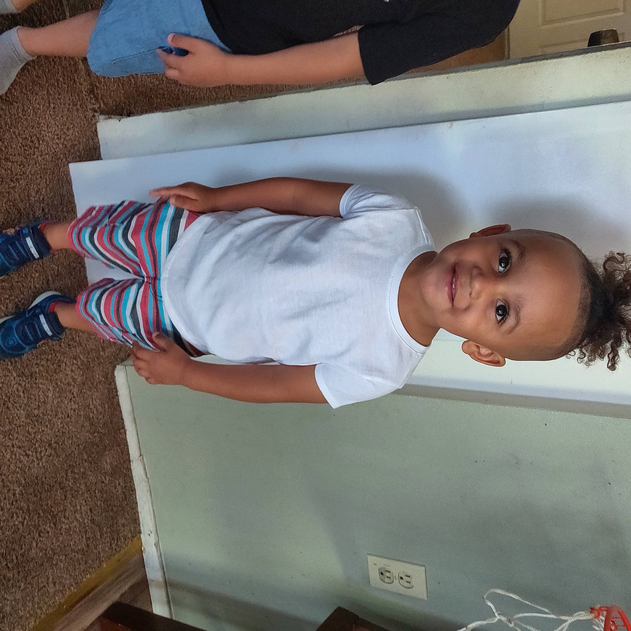 Karter joined the competition — help win amazing prizes! arm, child, joy, person