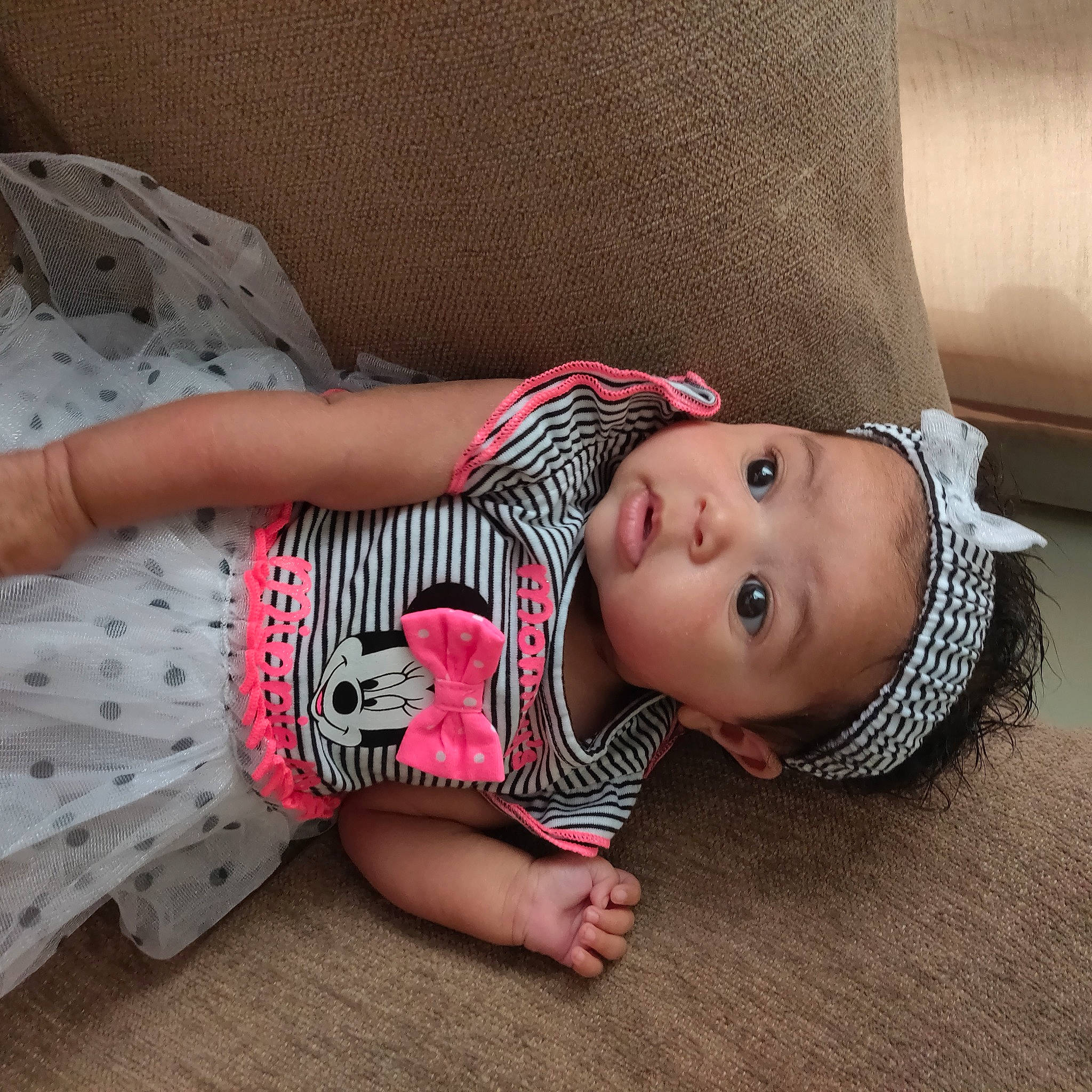 Lilyona joined the competition — help win amazing prizes! baby, baby_toddler_clothing, beauty, cheek, child, fashion_accessory, hair_accessory, hand, head, headgear, headwear, leg, lip, mouth, nose, person, photography, pink, skin, toddler