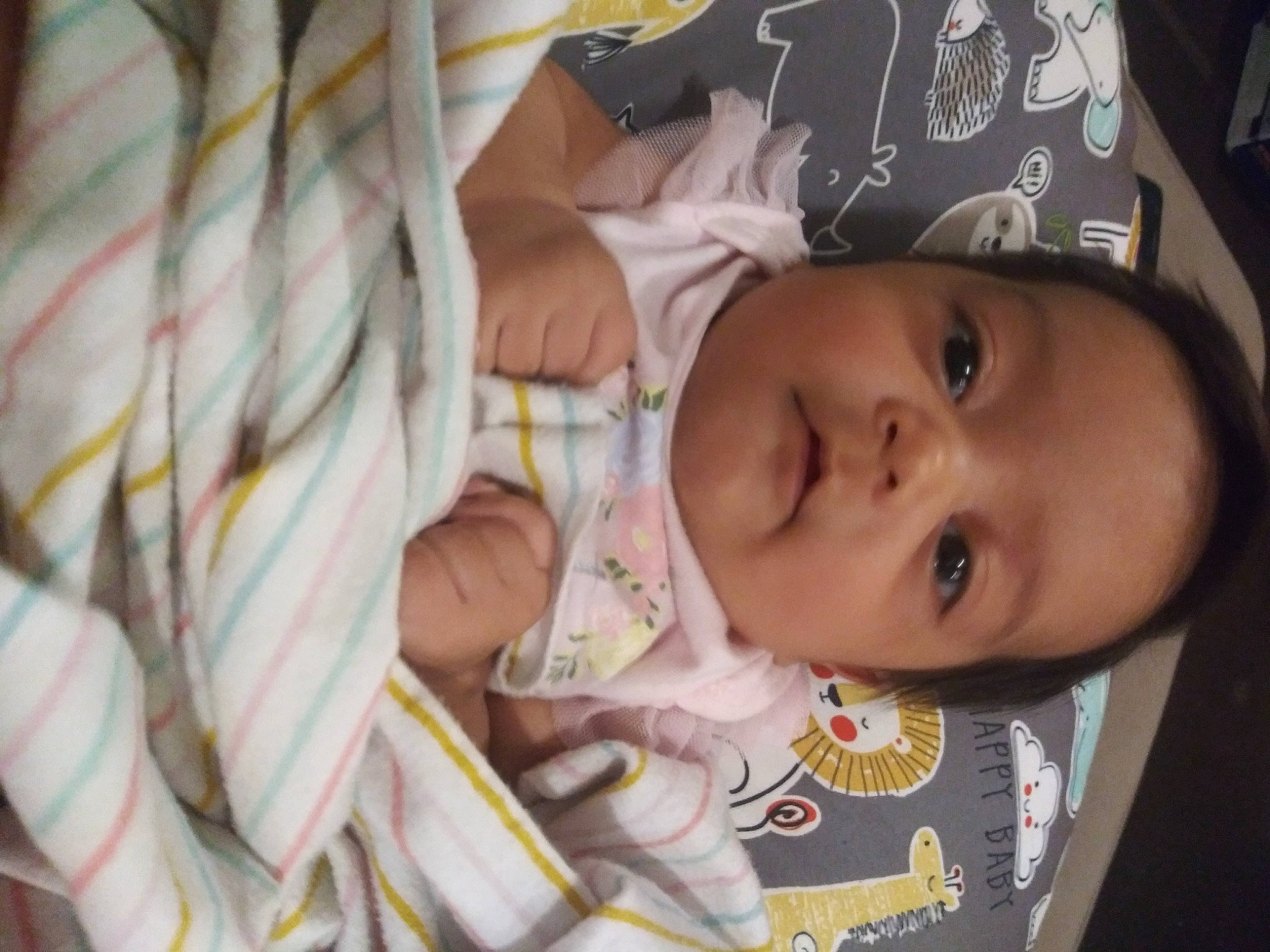 Nymeriah joined the competition — help win amazing prizes! baby, bedtime, cheek, child, eye, mouth, nap, nose, person, skin, toddler