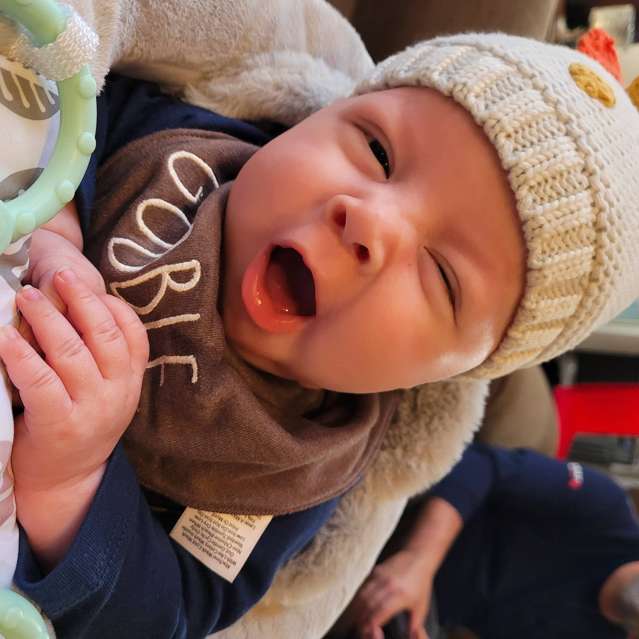 Jose joined the competition — help win amazing prizes! baby, baby_toddler_clothing, cheek, child, comfort, eyebrow, eyelash, finger, fun, gesture, happy, headgear, headwear, iris, lime, lip, mouth, nose, person, skin