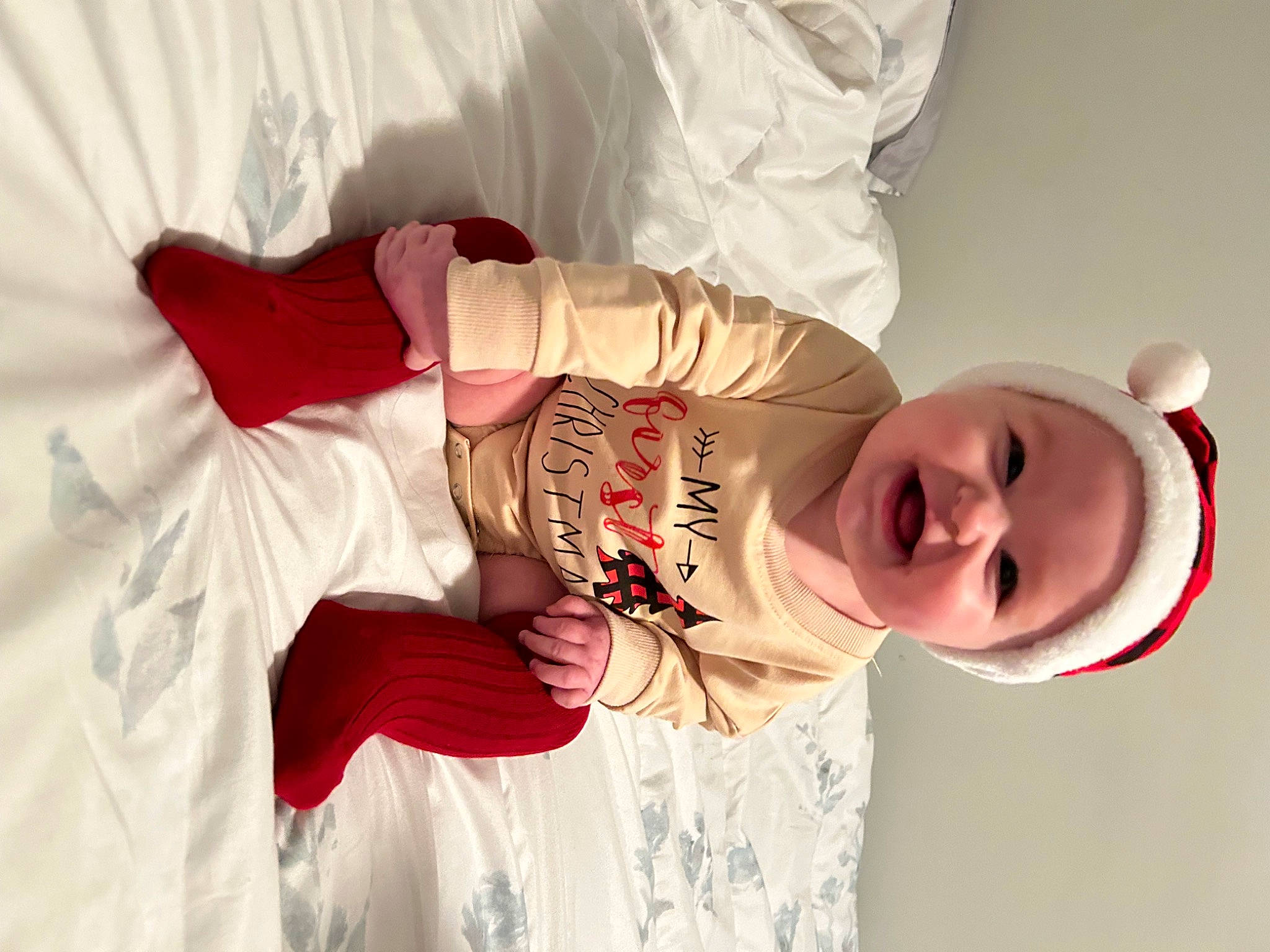 Addilyn joined the competition — help win amazing prizes! arm, baby, baby_products, baby_toddler_clothing, child, comfort, eye, finger, hand, happy, hat, head, headwear, human_body, joy, pattern, person, pink, room, skin