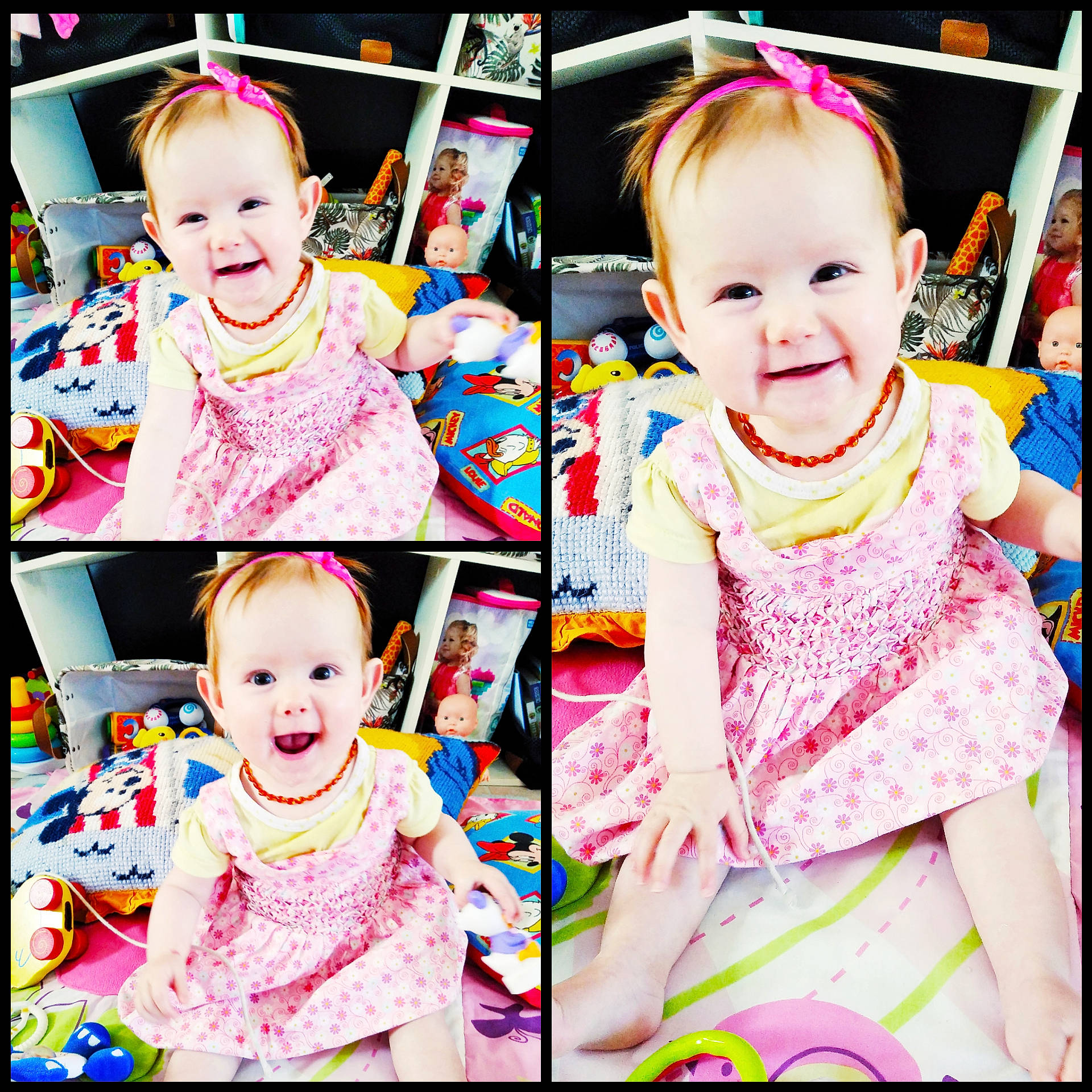 Noelia a rejoint le concours — aidez-le/la à gagner de superbes lots ! baby, birthday, birthday_party, child, child_model, collage, dress, facial_expression, happy, joy, outerwear, party, person, photograph, photography, photomontage, pink, play, skin, smile