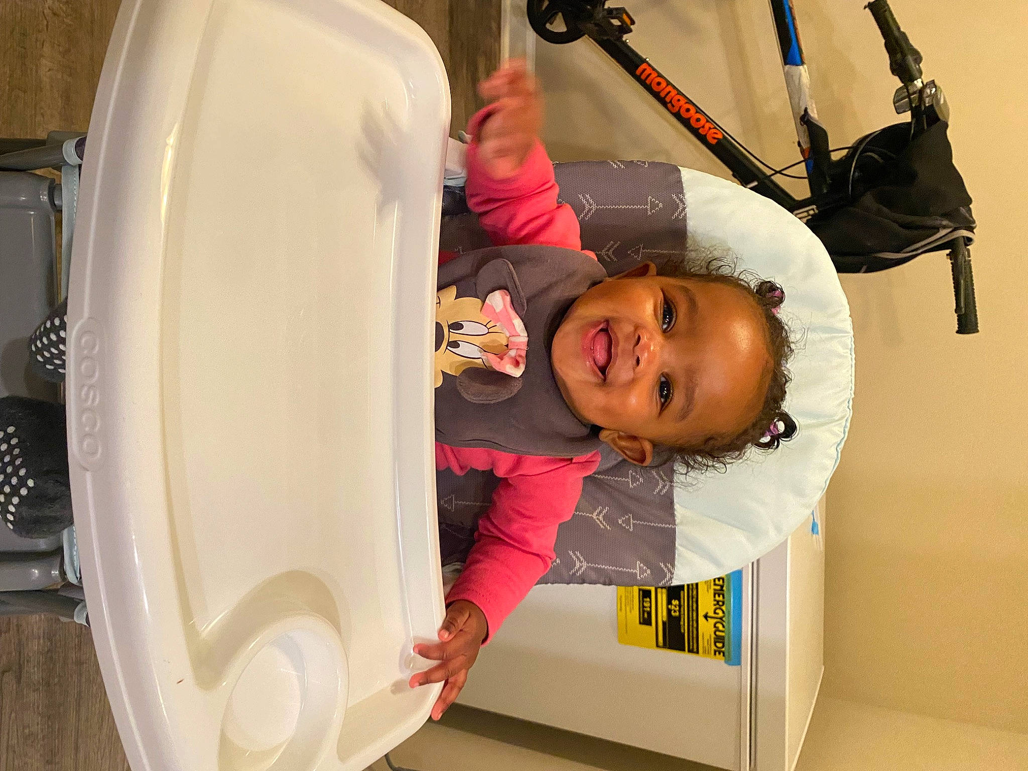 Ravyn joined the competition — help win amazing prizes! baby, baby_products, baby_toddler_clothing, child, computer_keyboard, fun, happy, leisure, person, plumbing, plumbing_fixture, product, recreation, room, service, smile, toddler