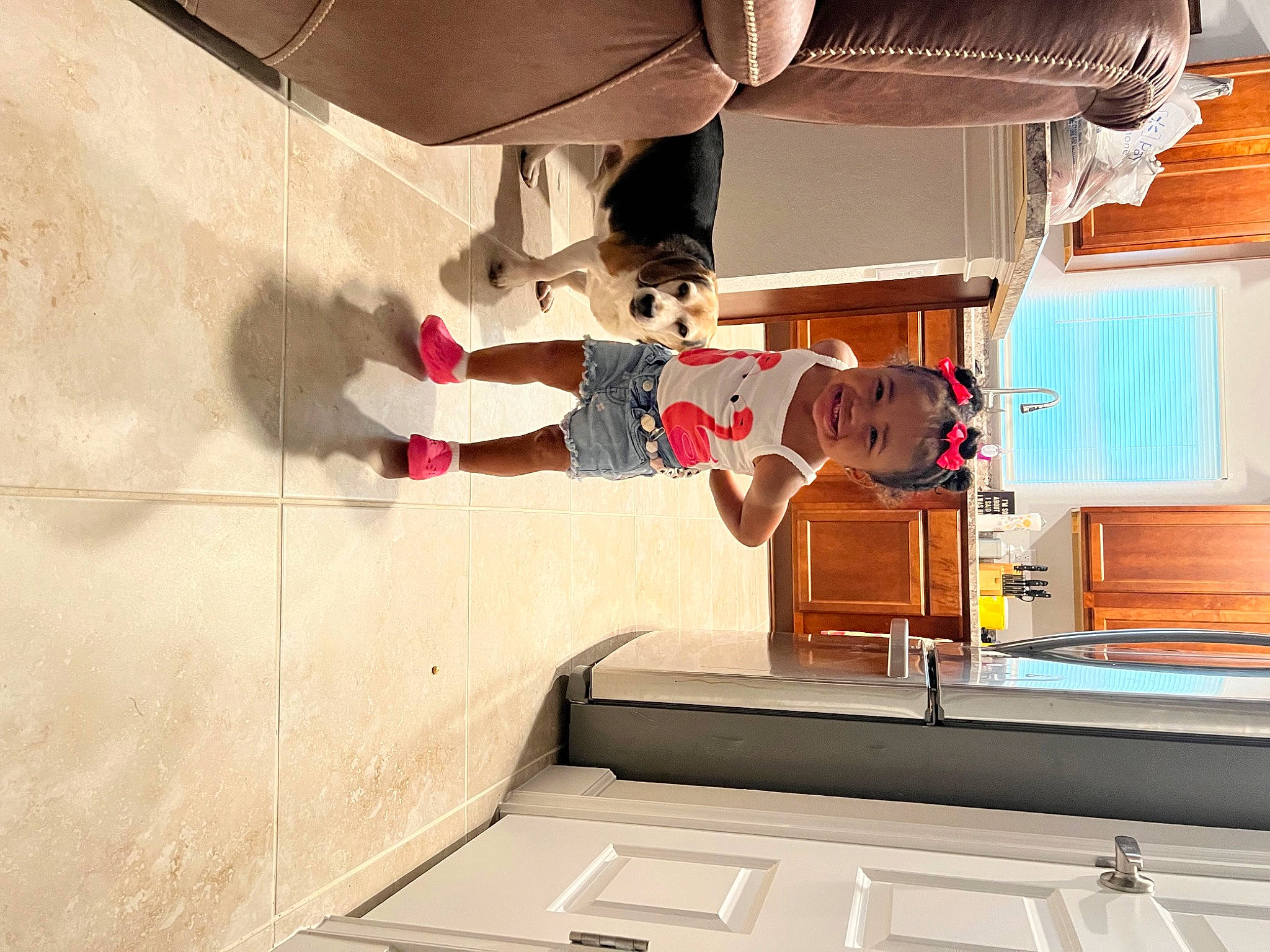 Maleah is registered to the contest to win money with this photo: automotive_design, carmine, ceiling, curtain, floor, flooring, hardwood, house, jeans, joy, machine, person, room, space, transport, wood