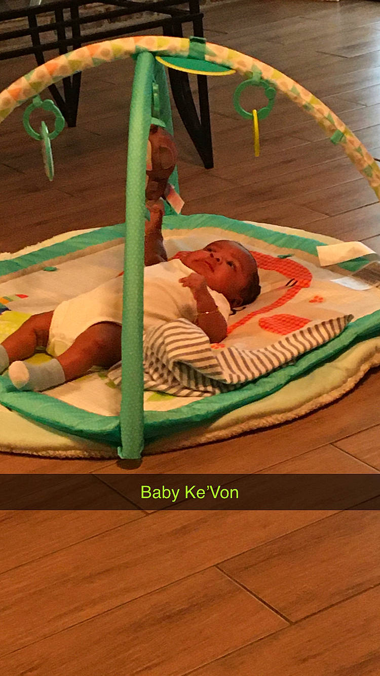 Kevon joined the competition — help win amazing prizes! art, baby, baby_products, baby_safety, child, comfort, event, fun, green, hardwood, human_body, infant_bed, leisure, person, play, recreation, room, terrestrial_plant, toddler, vacation