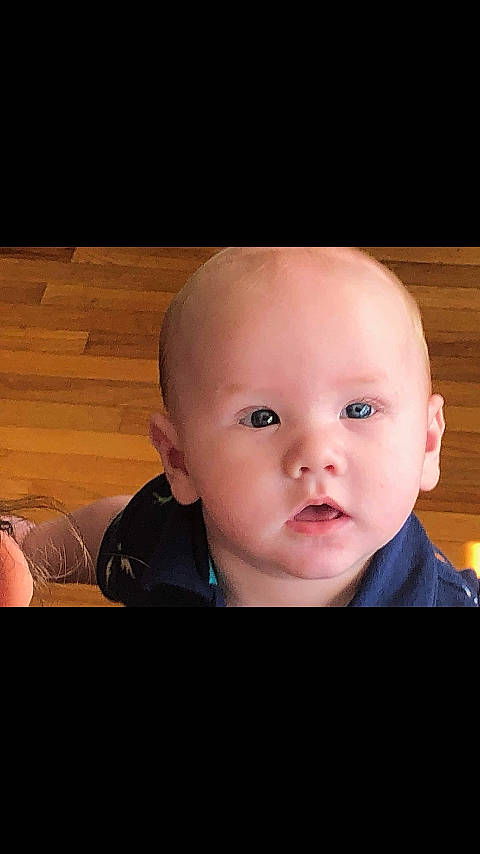 Jaxon is registered to the contest to win money with this photo: baby, cheek, child, chin, close_up, eye, face, facial_expression, forehead, head, iris, lip, mouth, nose, person, photograph, photography, portrait, portrait_photography, skin