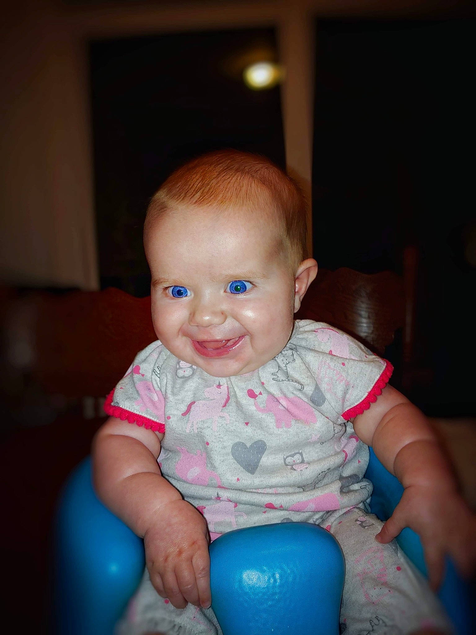 Charity is registered to the contest to win money with this photo: baby, ball, cheek, child, eye, face, fun, head, iris, joy, people, person, play, sitting, skin, smile, toddler, vacation