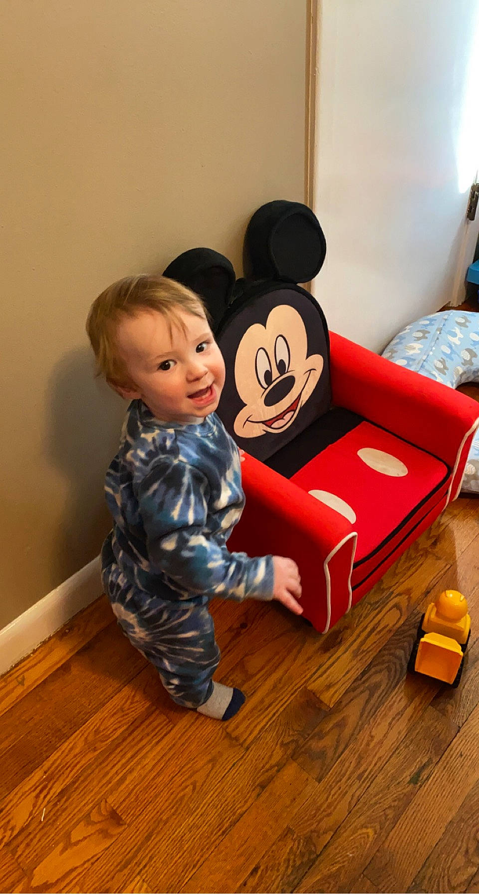 Rhett is registered to the contest to win money with this photo: baby, baby_toddler_clothing, child, comfort, couch, floor, flooring, fun, happy, hardwood, laminate_flooring, mammal, person, sleeve, smile, sofa_bed, toddler, toy, varnish, wood