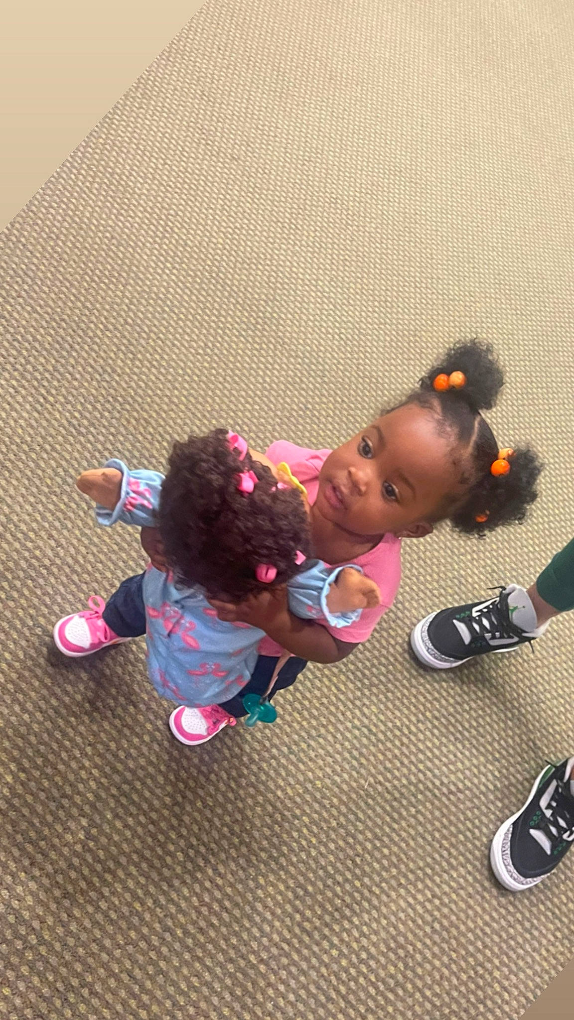 Danni joined the competition — help win amazing prizes! ball, child, competition_event, flooring, football, fun, happy, knee, leisure, magenta, person, play, player, recreation, shoe, sneakers, sock, sports, sports_equipment, thigh