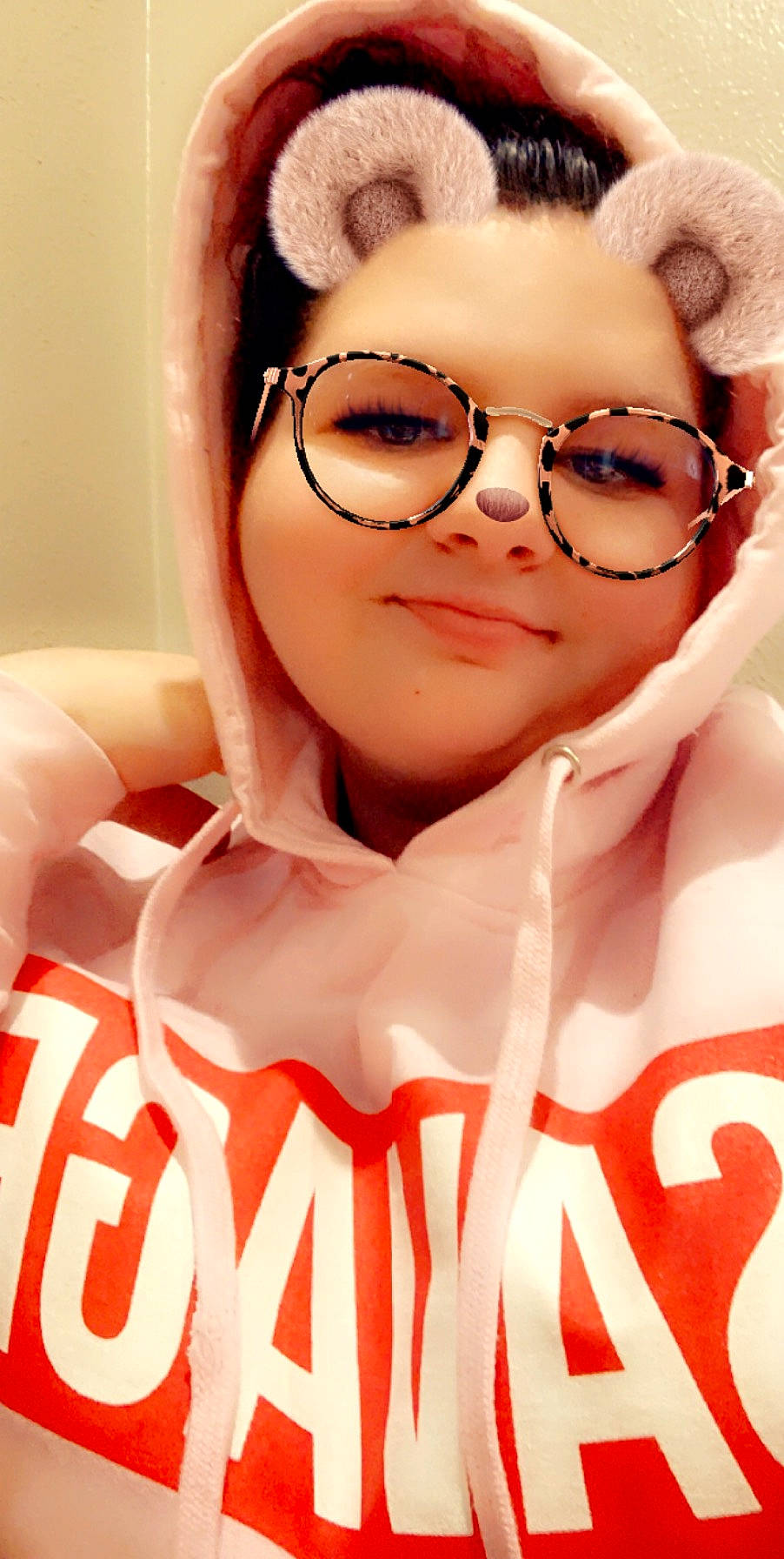 Tatyanna is registered to the contest to win money with this photo: cool, eye, eyebrow, eyewear, face, forehead, glasses, lip, nose, person, selfie, skin, smile, sunglasses, vision_care