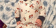 Koah joined the competition — help win amazing prizes! baby, blanket, child, comfort, cute, face, footed_pajamas, fox_pattern, hand, happy, head, indoors, infant, lying_down, onesie, portrait, sleepwear, smiling, soft_texture, young_child