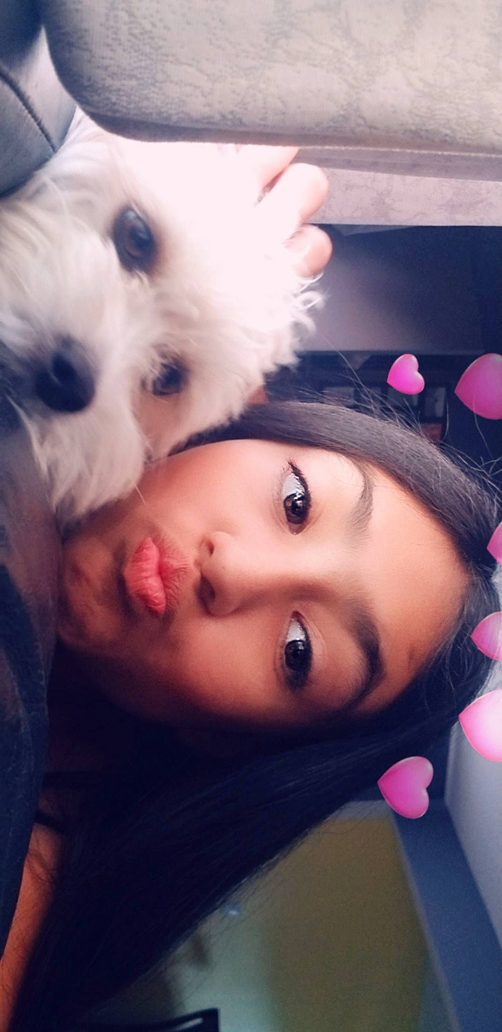 Juliet joined the competition — help win amazing prizes! canidae, cheek, child, cloud, companion_dog, ear, eye, eyebrow, face, head, lip, mouth, nose, pink, puppy, puppy_love, selfie, skin, sky, toddler