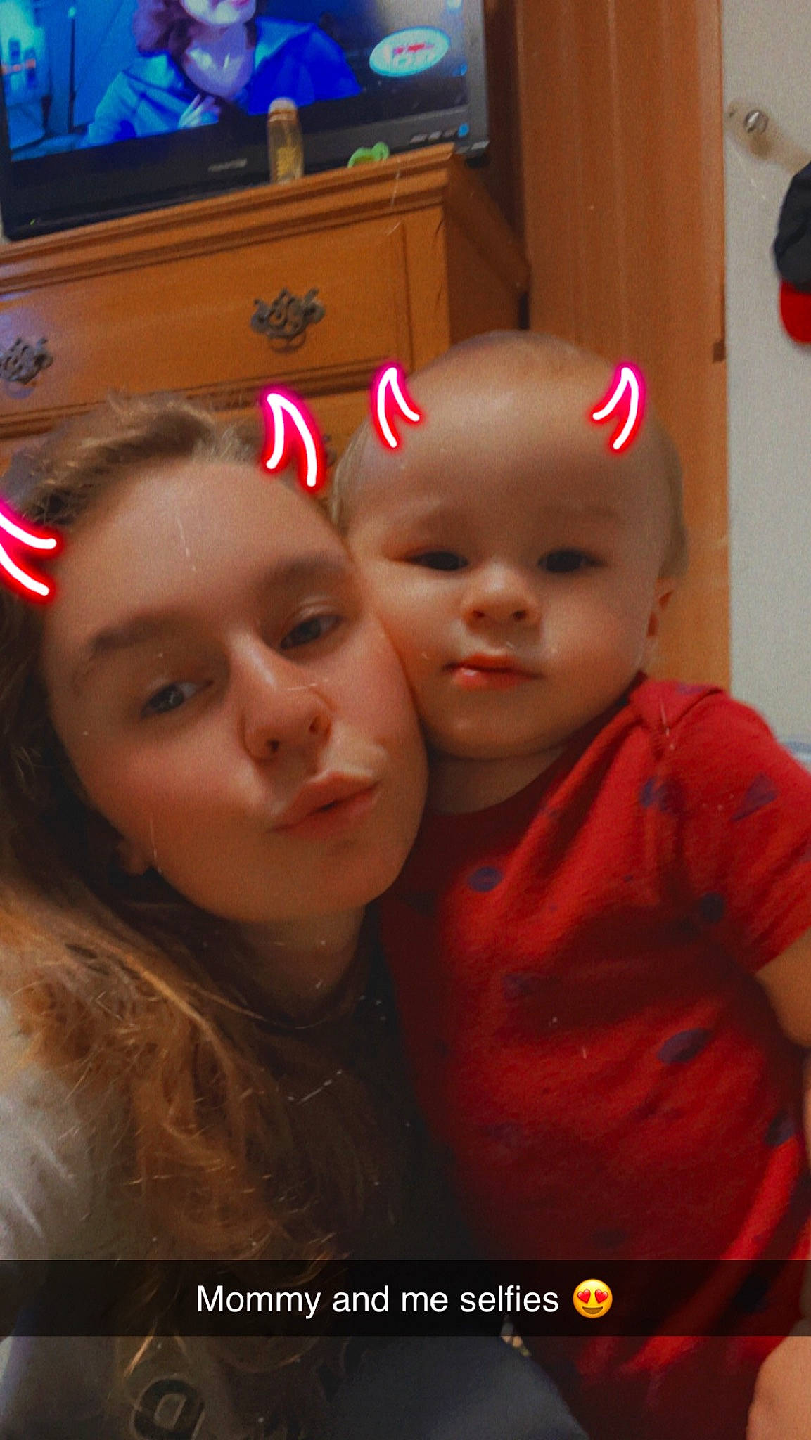 Brandon joined the competition — help win amazing prizes! baby, cheek, child, chin, christmas, ear, event, eyebrow, eyewear, face, fun, happy, iris, lip, mouth, nose, person, selfie, skin, television