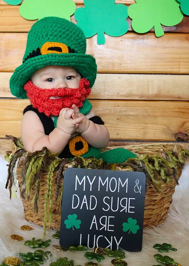 Brandon joined the competition — help win amazing prizes! art, beard, costume_hat, event, fictional_character, font, grass, green, handwriting, happy, hat, headgear, headwear, holiday, lawn_ornament, person, plant, plush, stuffed_toy, toy