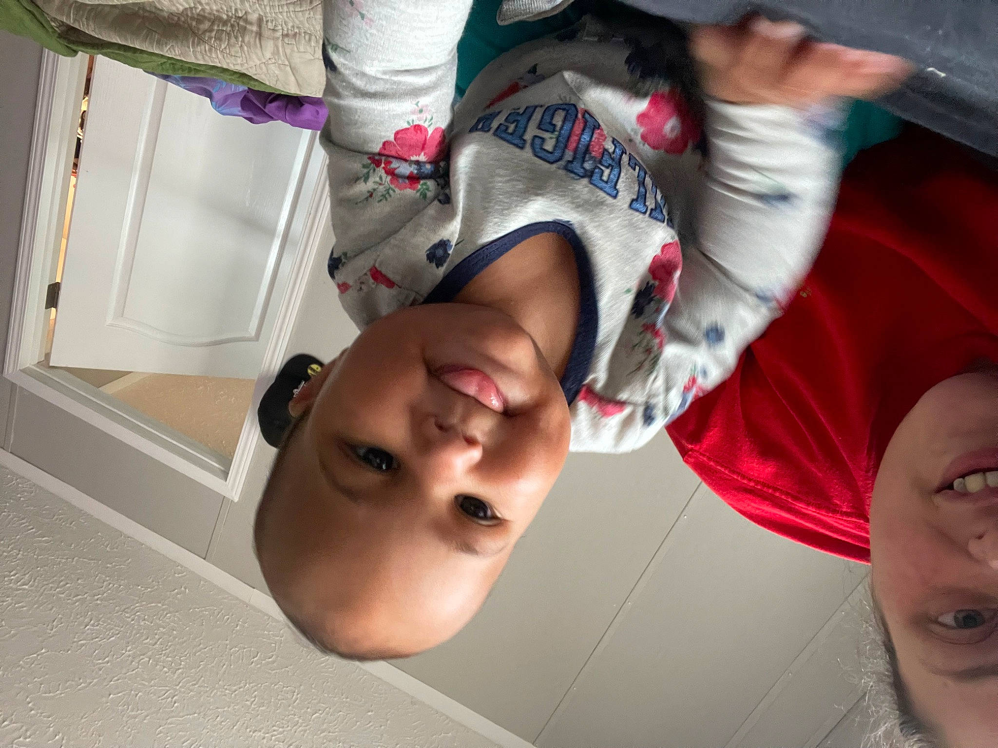 Londyn joined the competition — help win amazing prizes! baby, black_hair, chest, child, comfort, elbow, event, eyelash, eyewear, flash_photography, fun, gesture, happy, joy, mouth, neck, nose, person, smile, sunglasses