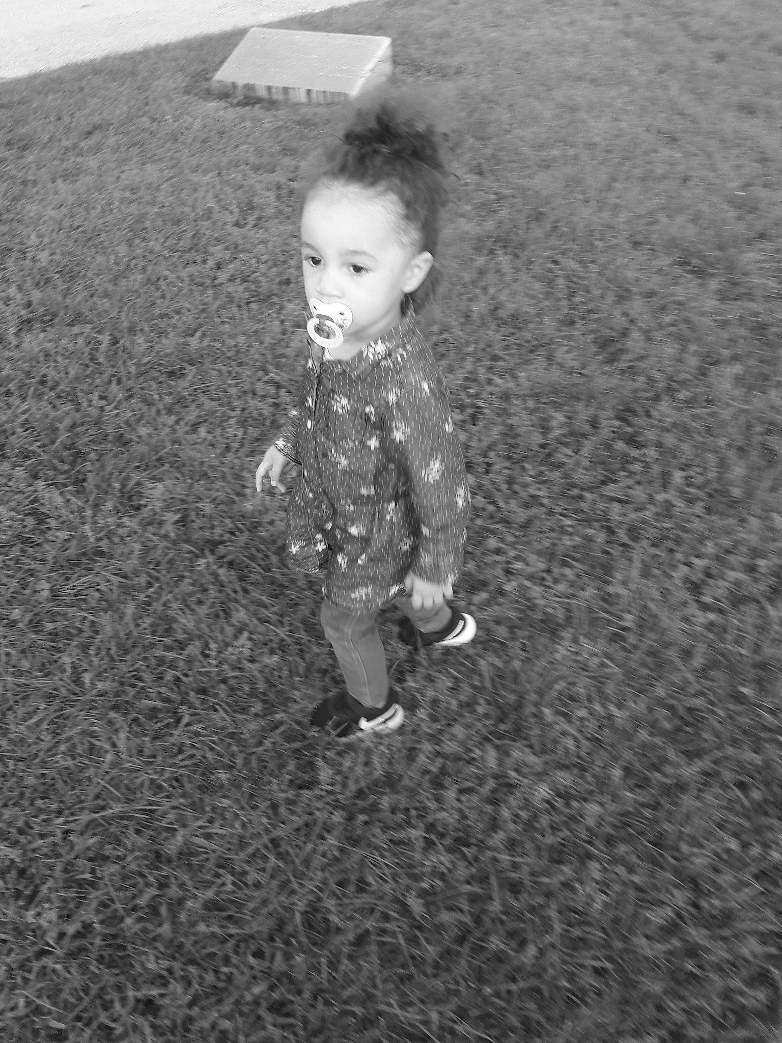 Yuna joined the competition — help win amazing prizes! black, black_and_white, child, family, fun, grass, monochrome, monochrome_photography, people, person, photograph, photography, plant, play, smile, snapshot, soil, standing, style, toddler