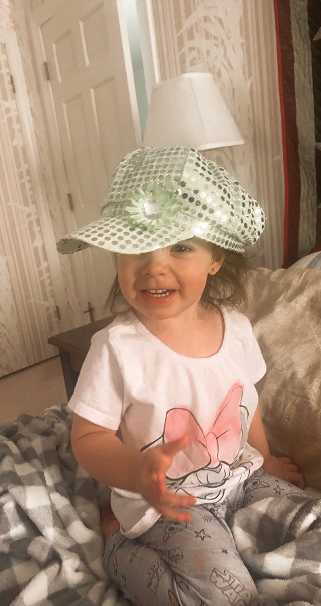 Frankie is registered to the contest to win money with this photo: baby_toddler_clothing, cap, child, clothing, cool, eye, face, facial_expression, hairstyle, happy, hat, head, headgear, headwear, joy, mammal, person, plant, skin, smile