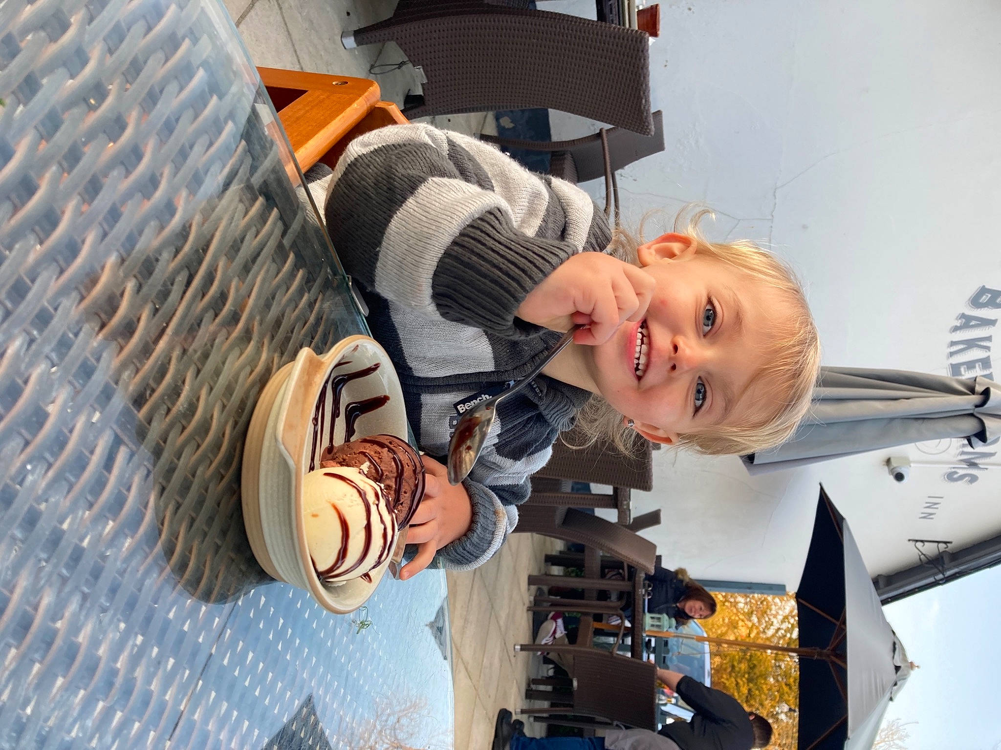 Jr is registered to the contest to win money with this photo: baby, baby_products, chair, child, fun, happy, hat, joy, leisure, person, room, smile, toddler, travel, vacation, wood